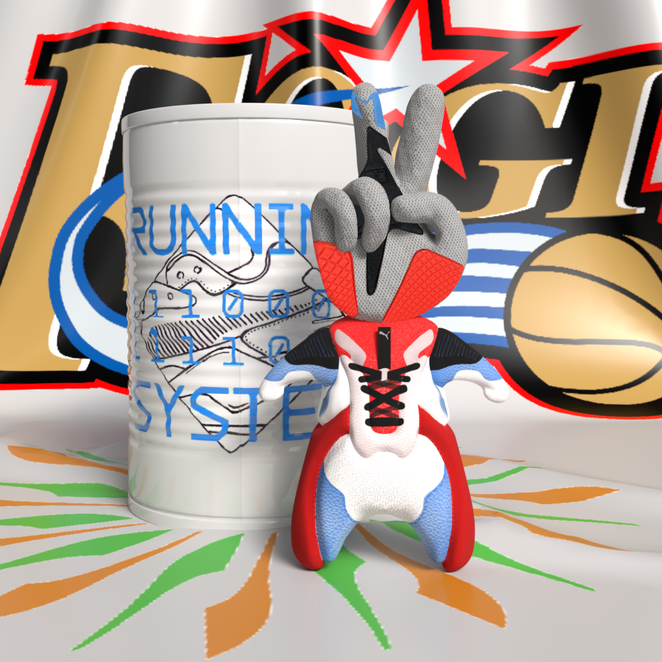 Sneaker Head Collectible 3D Art — F O G I