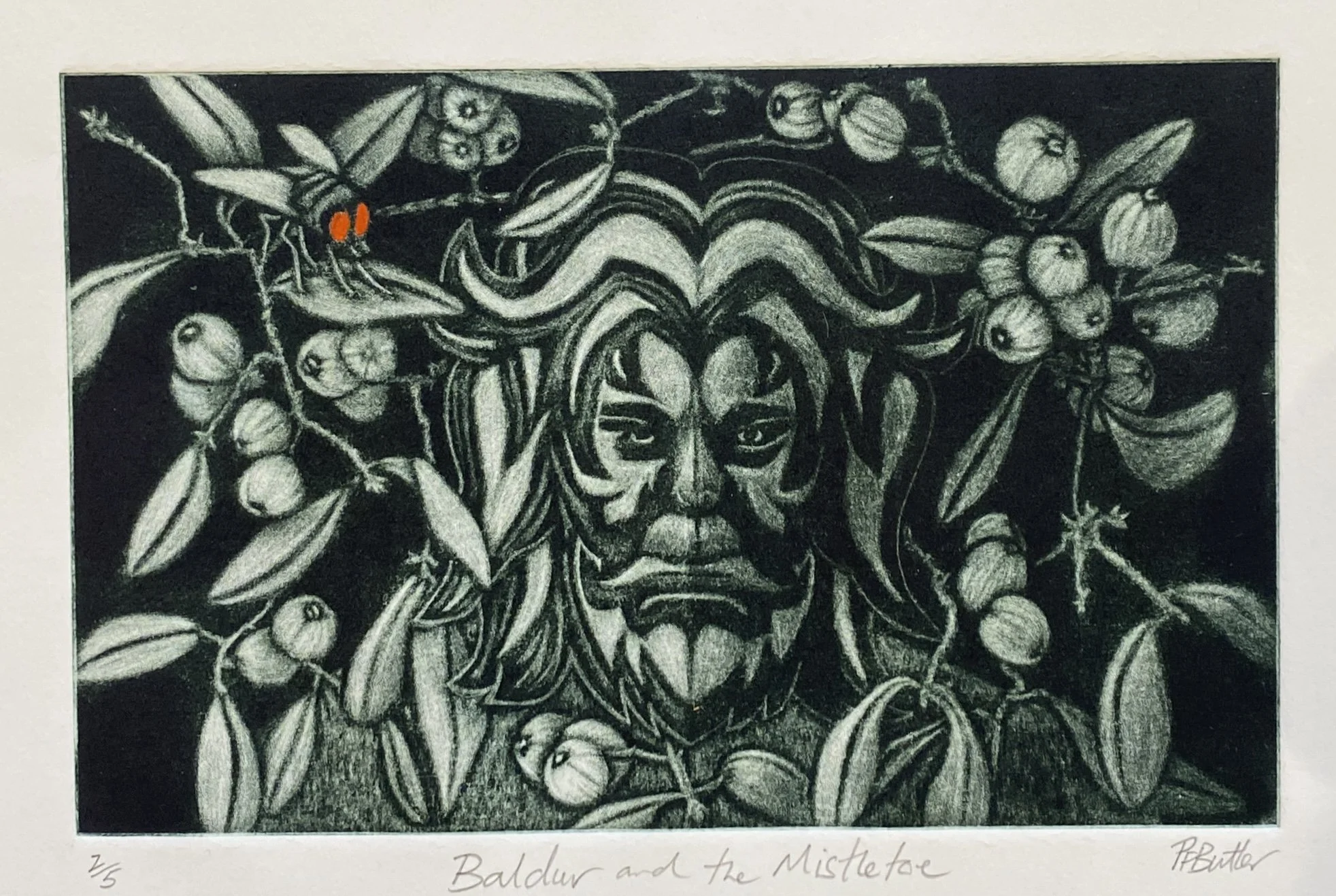 Baldur Norse Gods Loki,  Hödr  Ragnarok. Loki seen as a fly