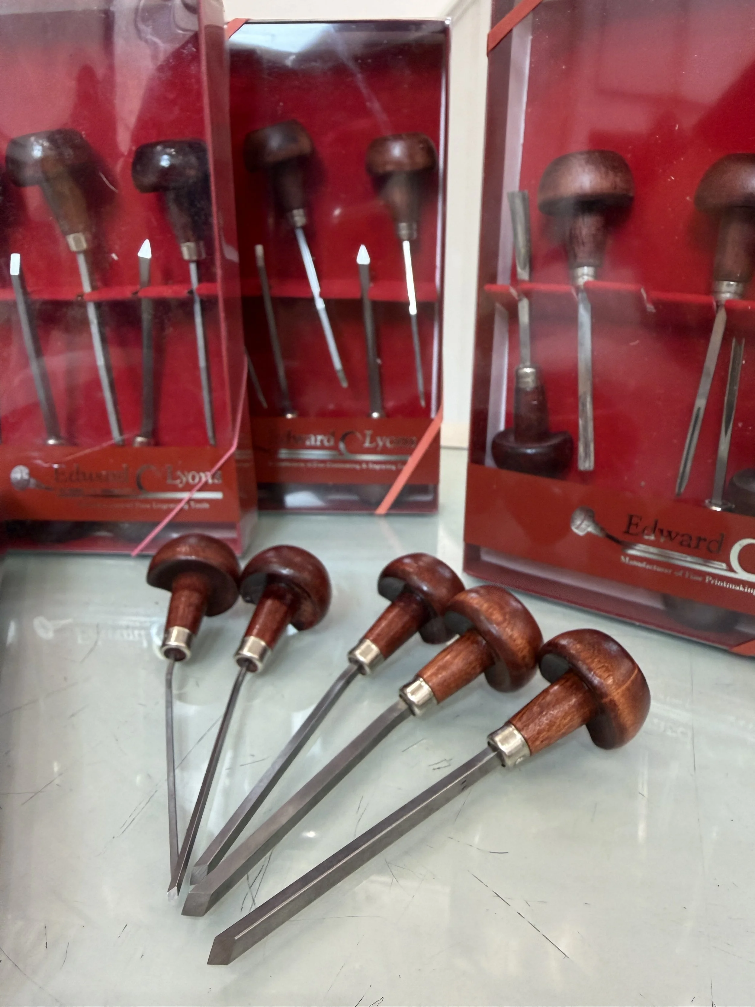 Lyons wood engraving tools, Eastgate Studio