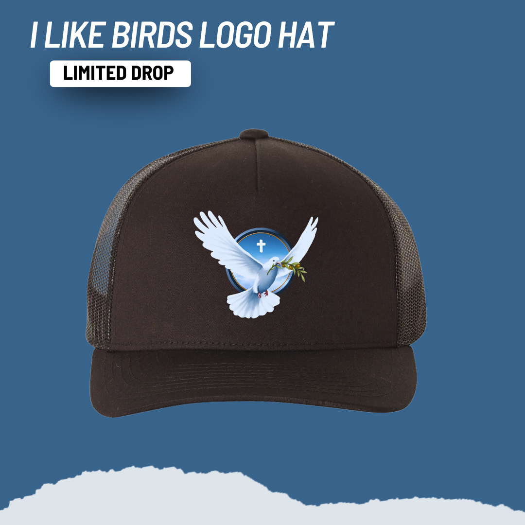 I Like Birds Dove Logo Hat