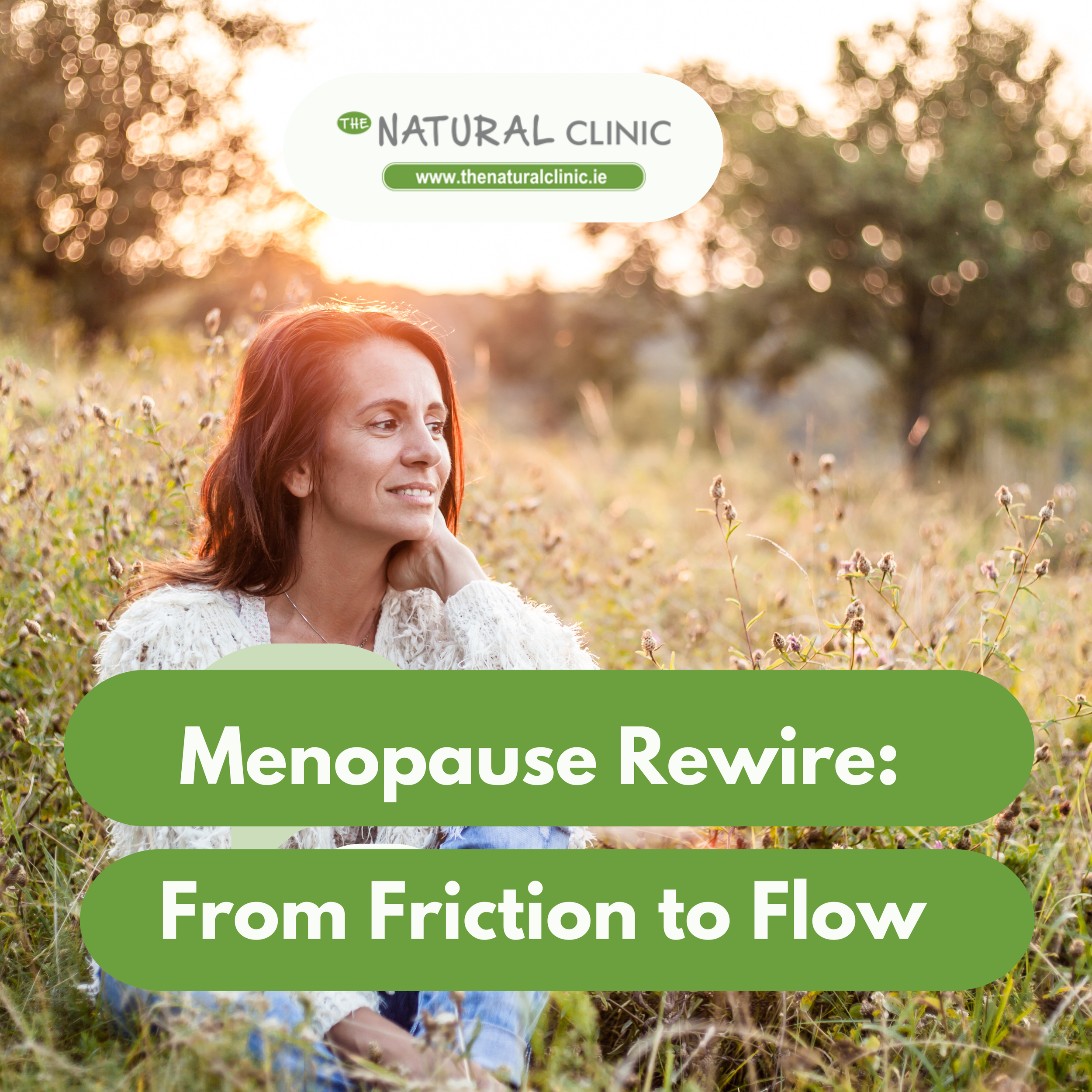 Menopause Education and Awareness Podcast Cover in Green Red Expressive & Sophisticated Playful Style (2).png