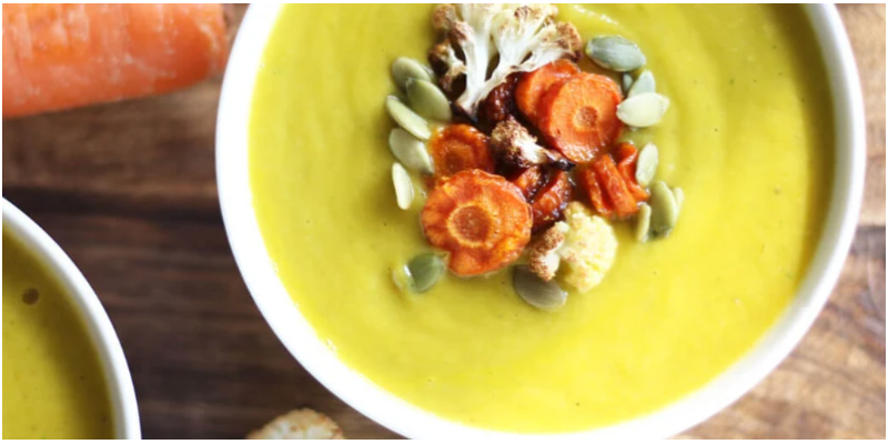Carrot and cauliflower soup
