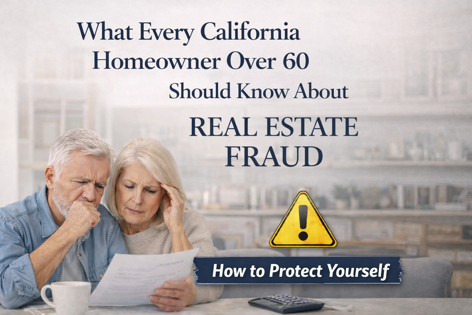 What Every California Homeowner Over 60 Should Know About Real Estate Fraud (And How to Protect Yourself)