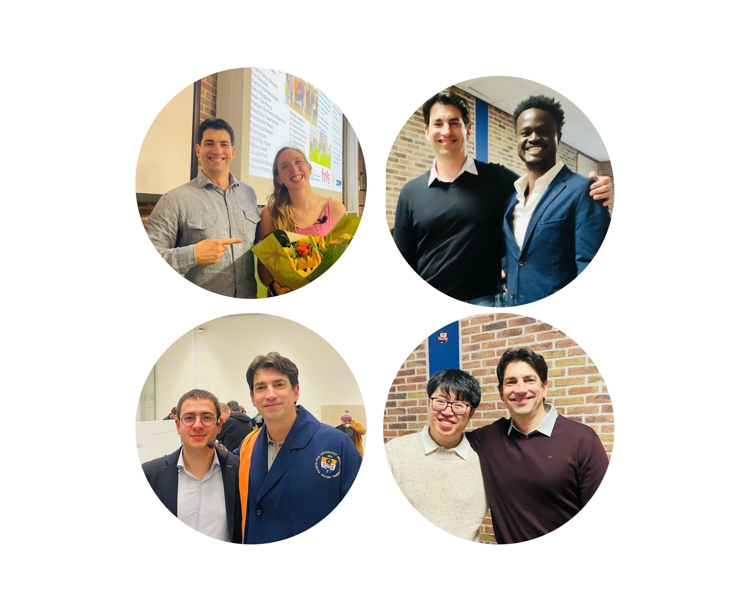 Congratulations to Dr Valerie Vandenbempt, Dr Wadsen St Pierre Wijckmans, Dr Israel Pérez Chávez, and Dr Ao Li