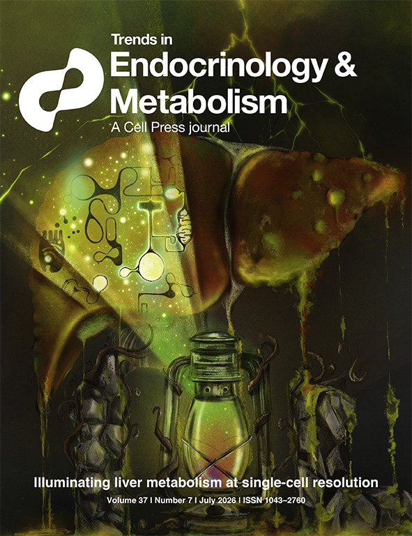 Our Work Featured on the Cover of                                 Trends in Endocrinology &amp; Metabolism!