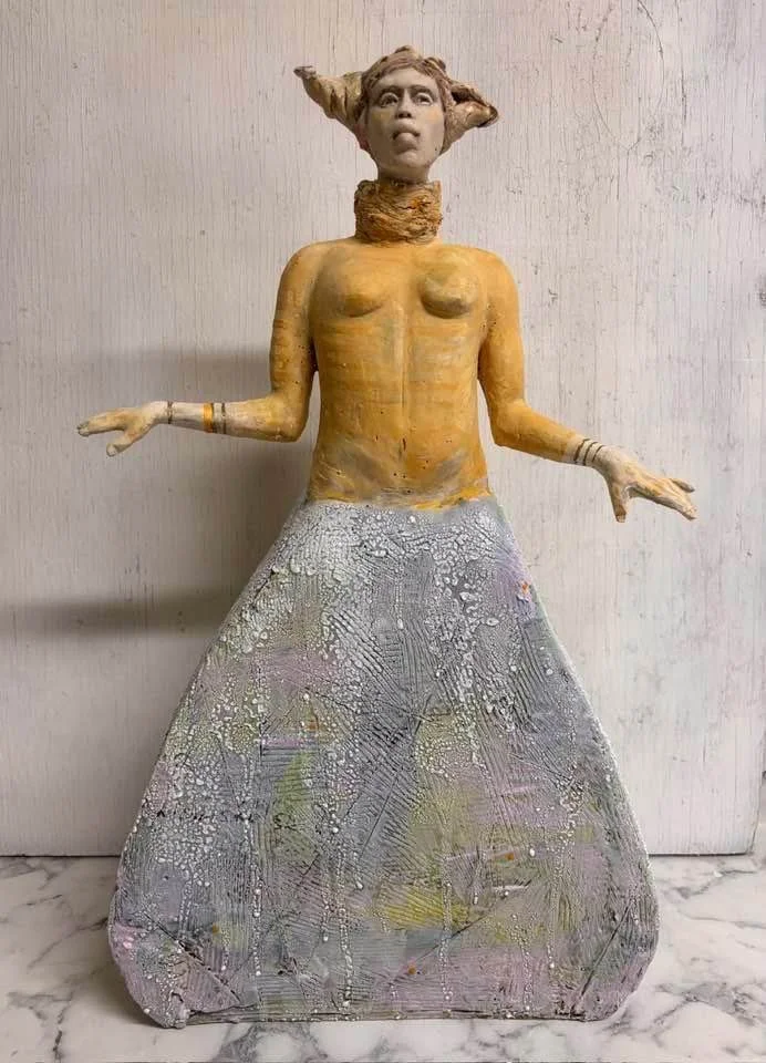  Persephone and Her Guardian&nbsp;  20” x 13.5” x 6”  2026 