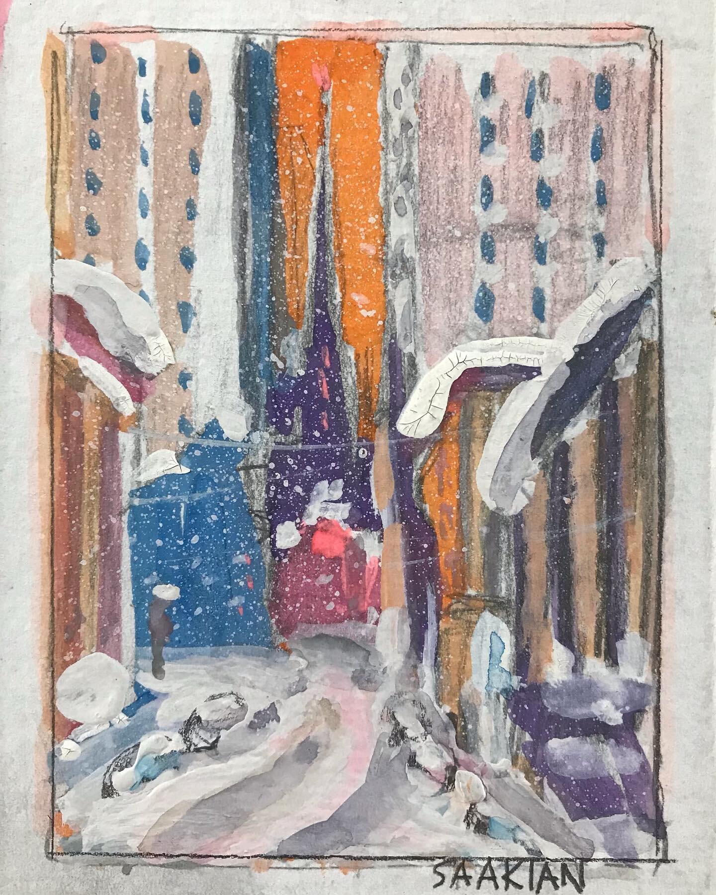 The snowy days are behind us #sergeisaakian