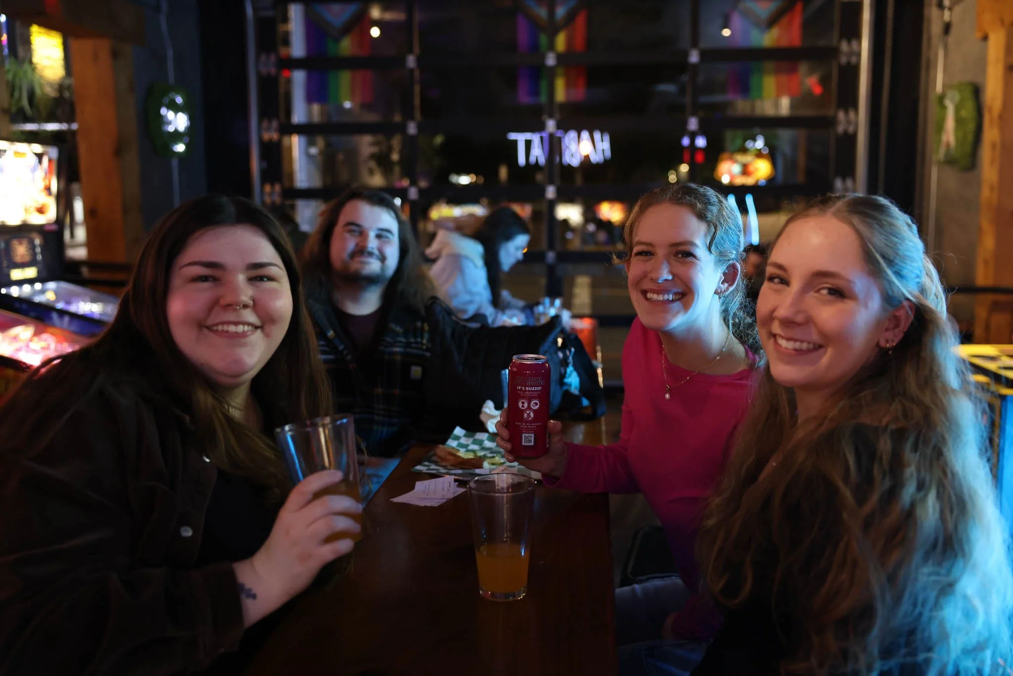 Girls enjoying beer