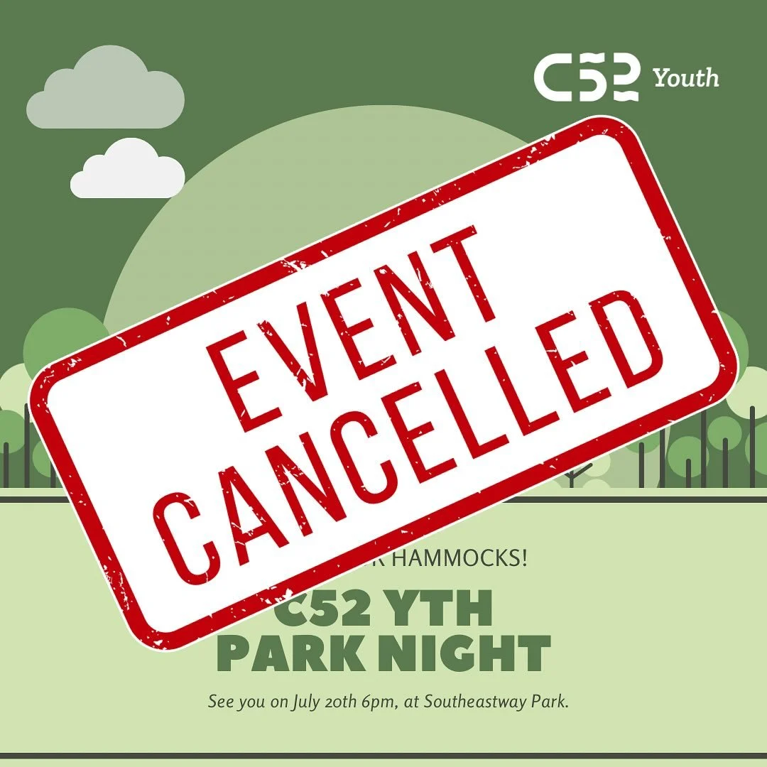 Due to inclement weather ⛈️😭 we are cancelling tomorrow’s “Park Night”! Enjoy a Sunday evening with your family and we will see you for our trip to IVANHOES next Sunday!!