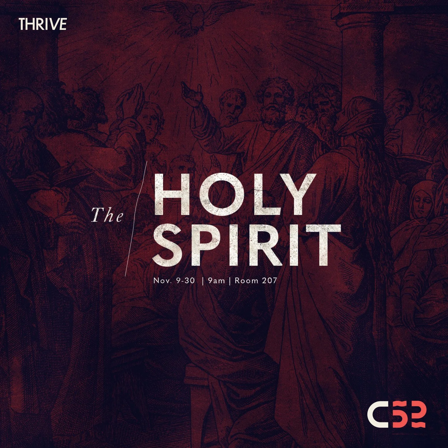 Have you ever wondered, "Who is the Holy Spirit?" "What are the gifts of the Holy Spirit?" or "What's the role of the Holy Spirit?" Pastor Brian will answer these questions and more in our four-week THRIVE class: Holy Sp