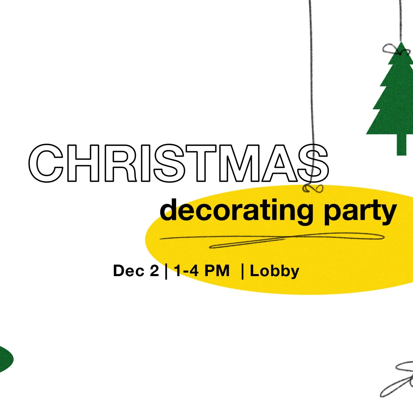 We need some able bodies and helping hands to prepare the church building for Christmas! Come out on Tuesday, December 2, from 1-4 pm to set up trees, lights, and other decor and you will be rewarded with cookies and hot cocoa!