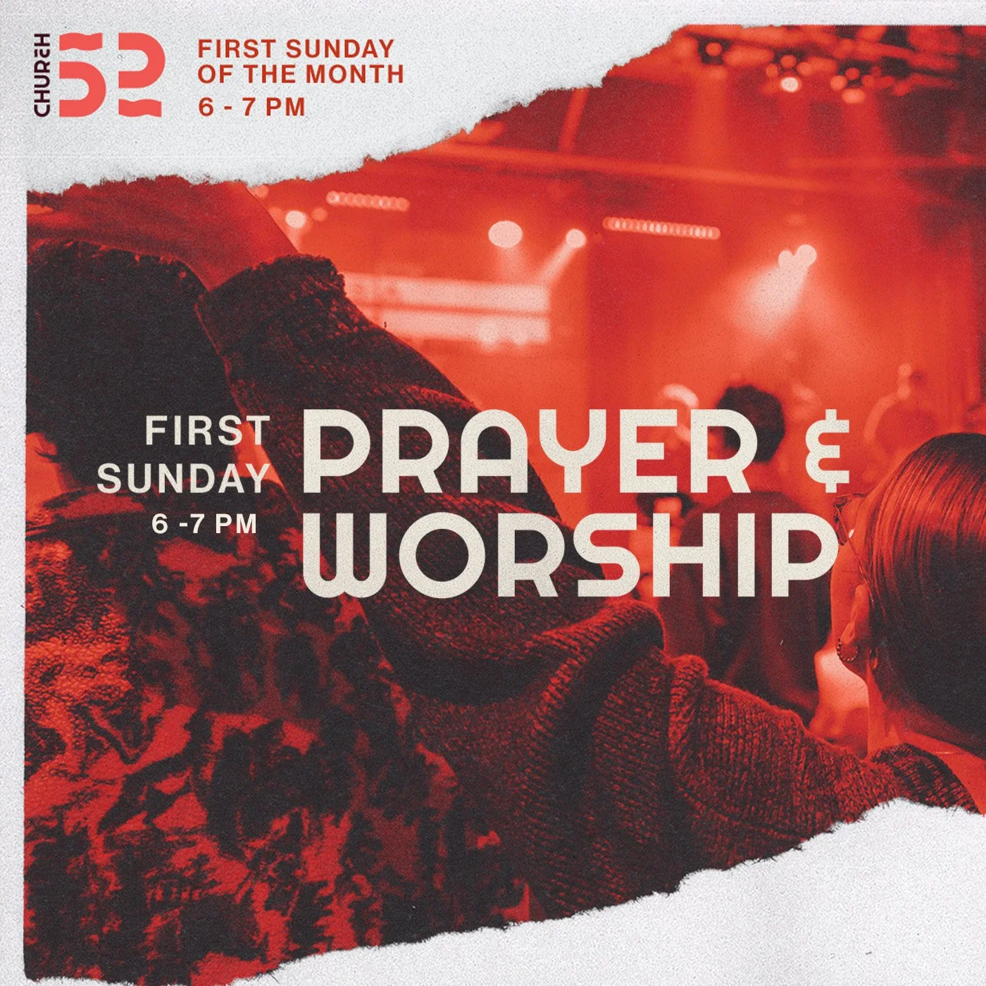Join us for our monthly event, "First Sunday Prayer &amp; Worship" on February 1st at 6 pm. Experience a time of intimate prayer and worship as we come together to seek God's presence. It's a beautiful way to kick off each month with purpos