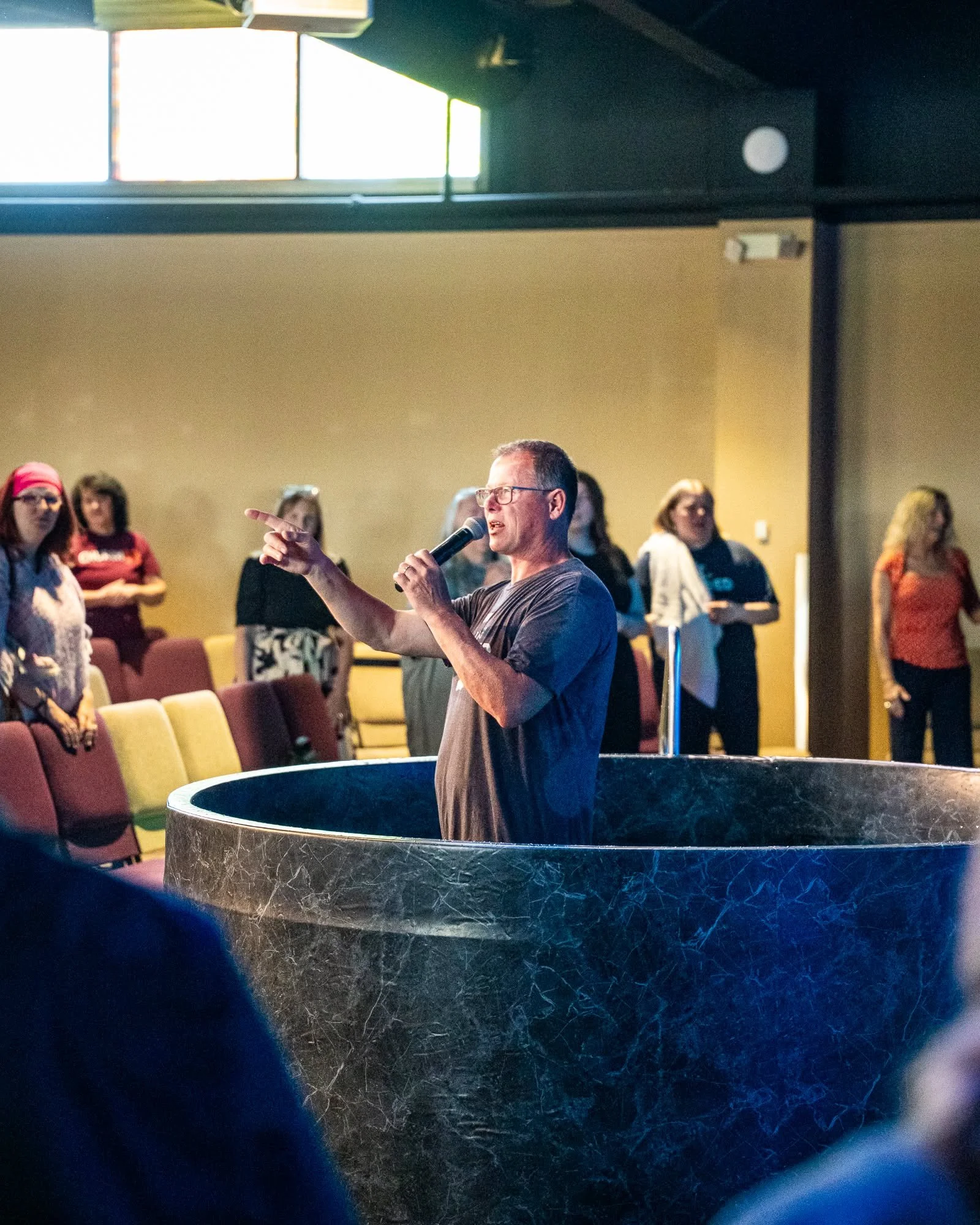 Water Baptism is tomorrow! Join us for the 11am gathering to celebrate this public declaration to follow Jesus.