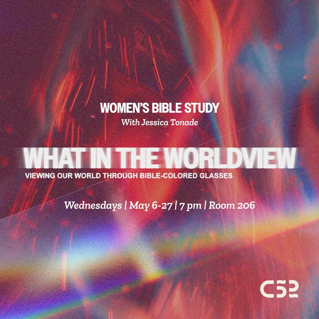 In the midst of chaos, the people of God need to have a Biblical foundation to maintain a Bible-colored worldview. Learn how to see the lies of the world and expose how they are packaged in culture. C52 Women, join Jessica Tonade on Wednesday, May 5-