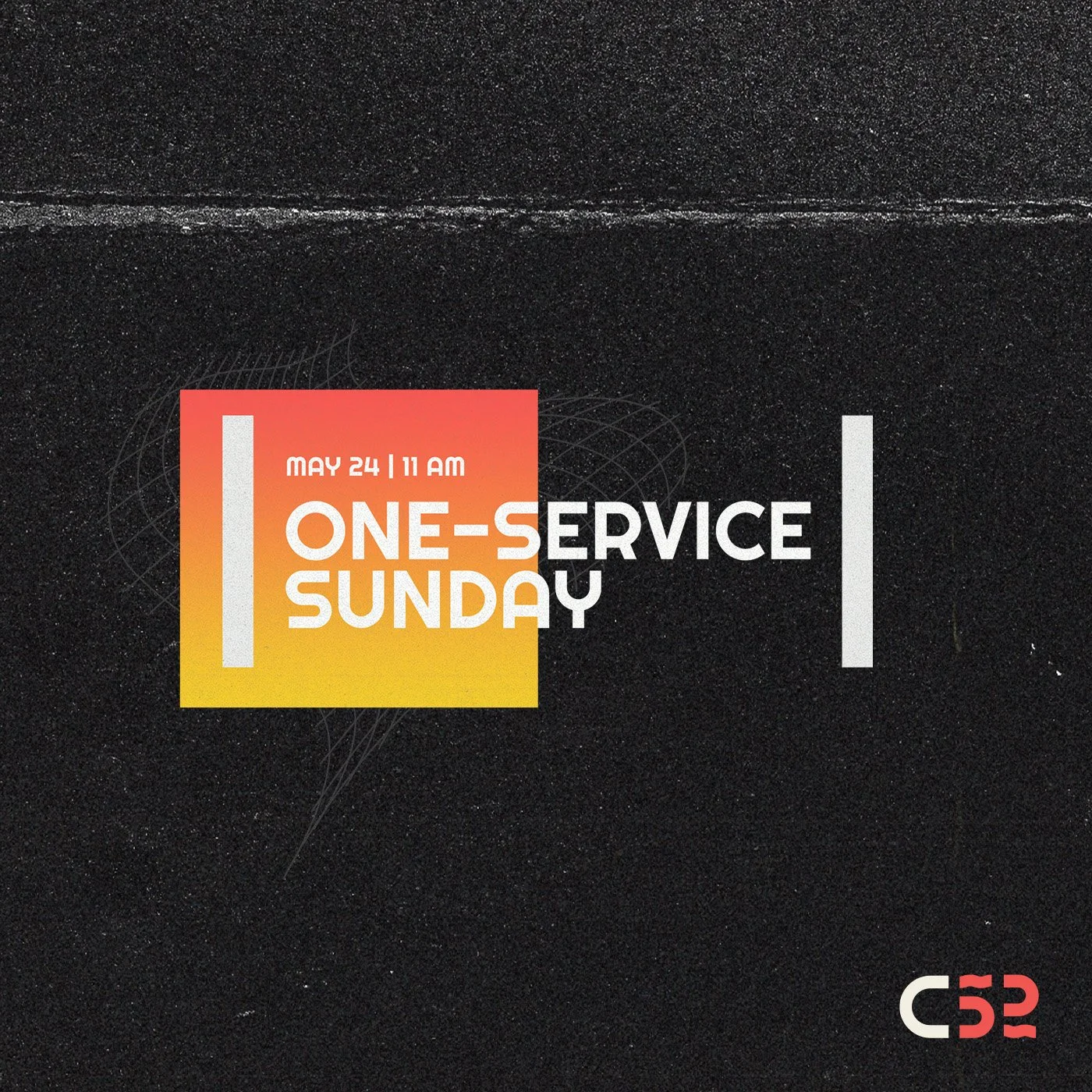 Sunday, May 24th, will be a ONE-SERVICE SUNDAY, meeting at 11 am only! We&rsquo;ll see you there!