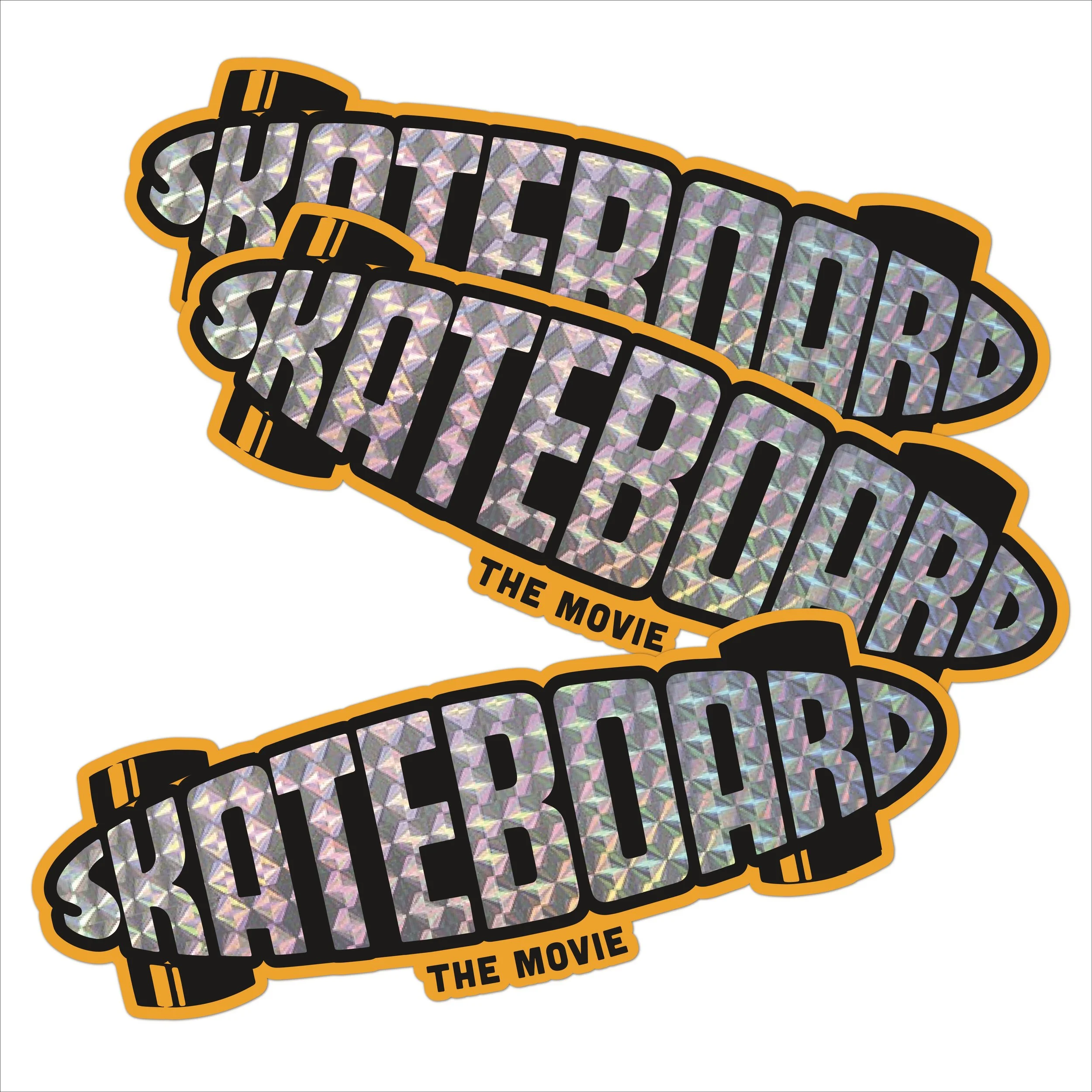 Skateboard: The Movie: The Prismatic Sticker - Set of 3