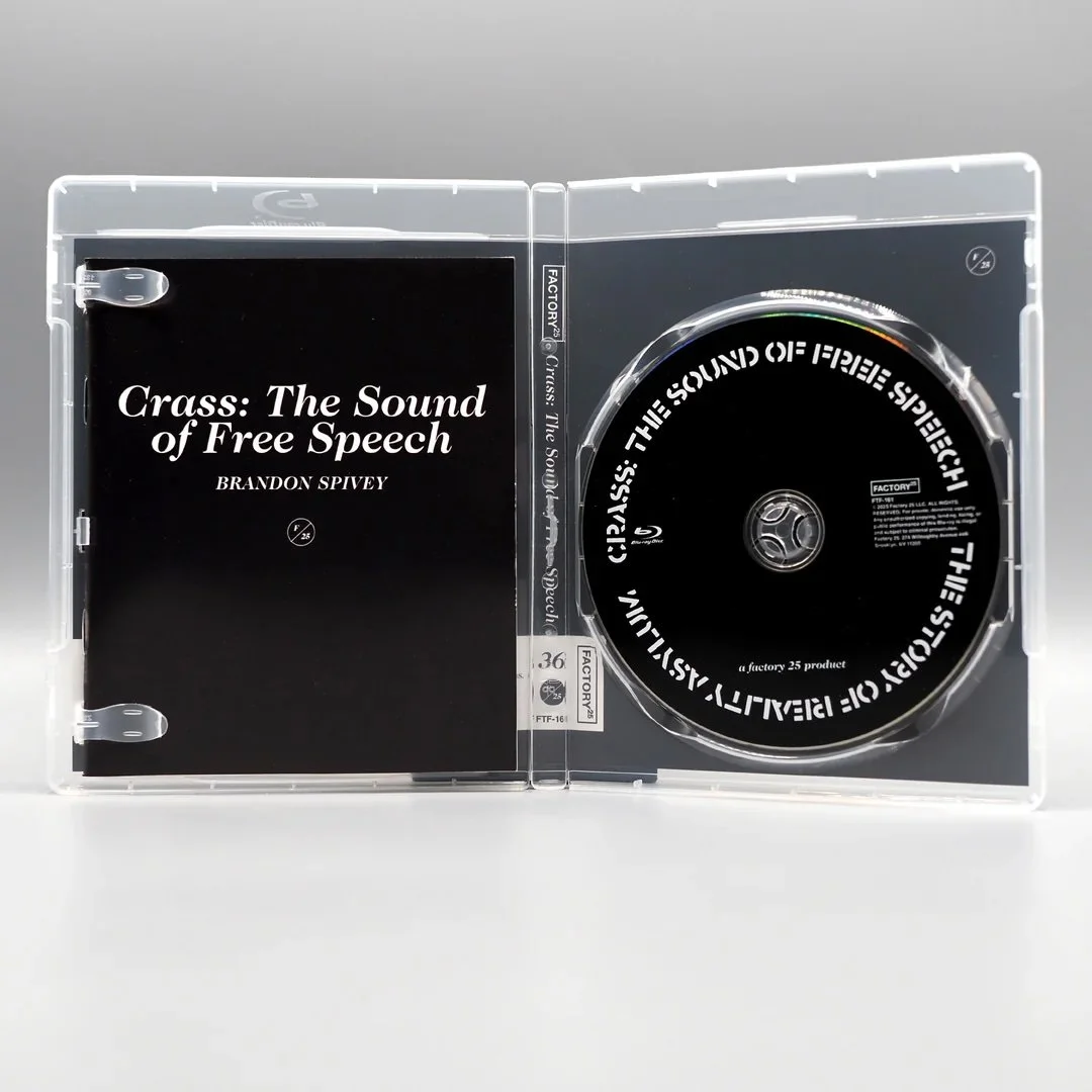 CRASS: The Sound of Free Speech BLU-RAY — Factory 25
