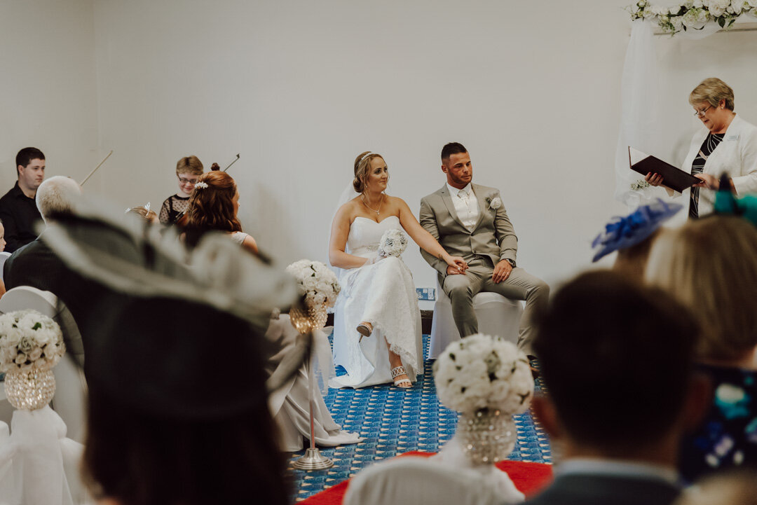 celebrant sand wedding ceremony Peterborough Holiday inn