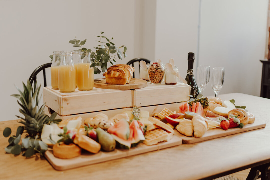 wedding breakfast grazing board Pumping house wedding Nottingham