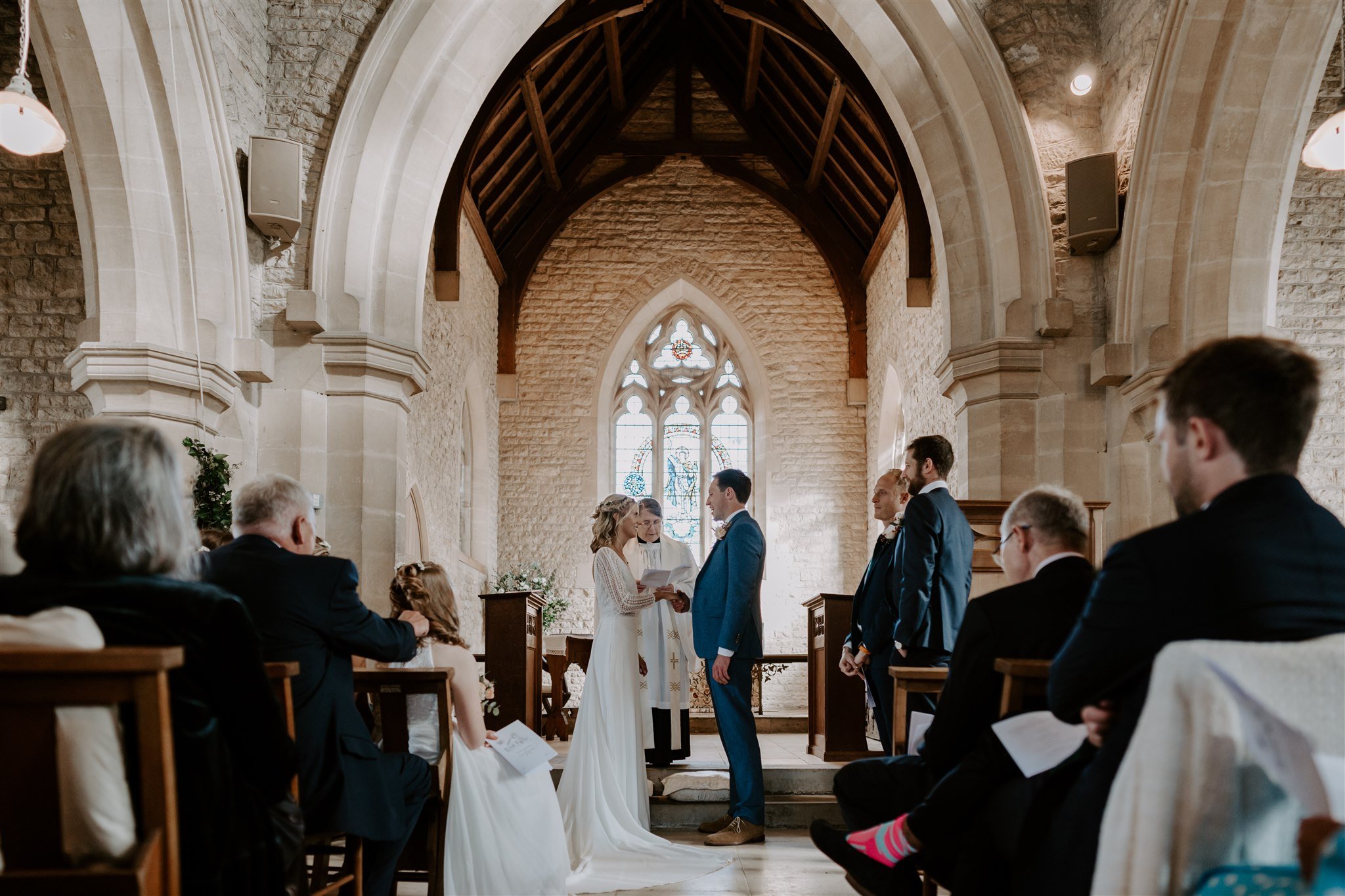 Bisbrooke Church Rutland marquee wedding 