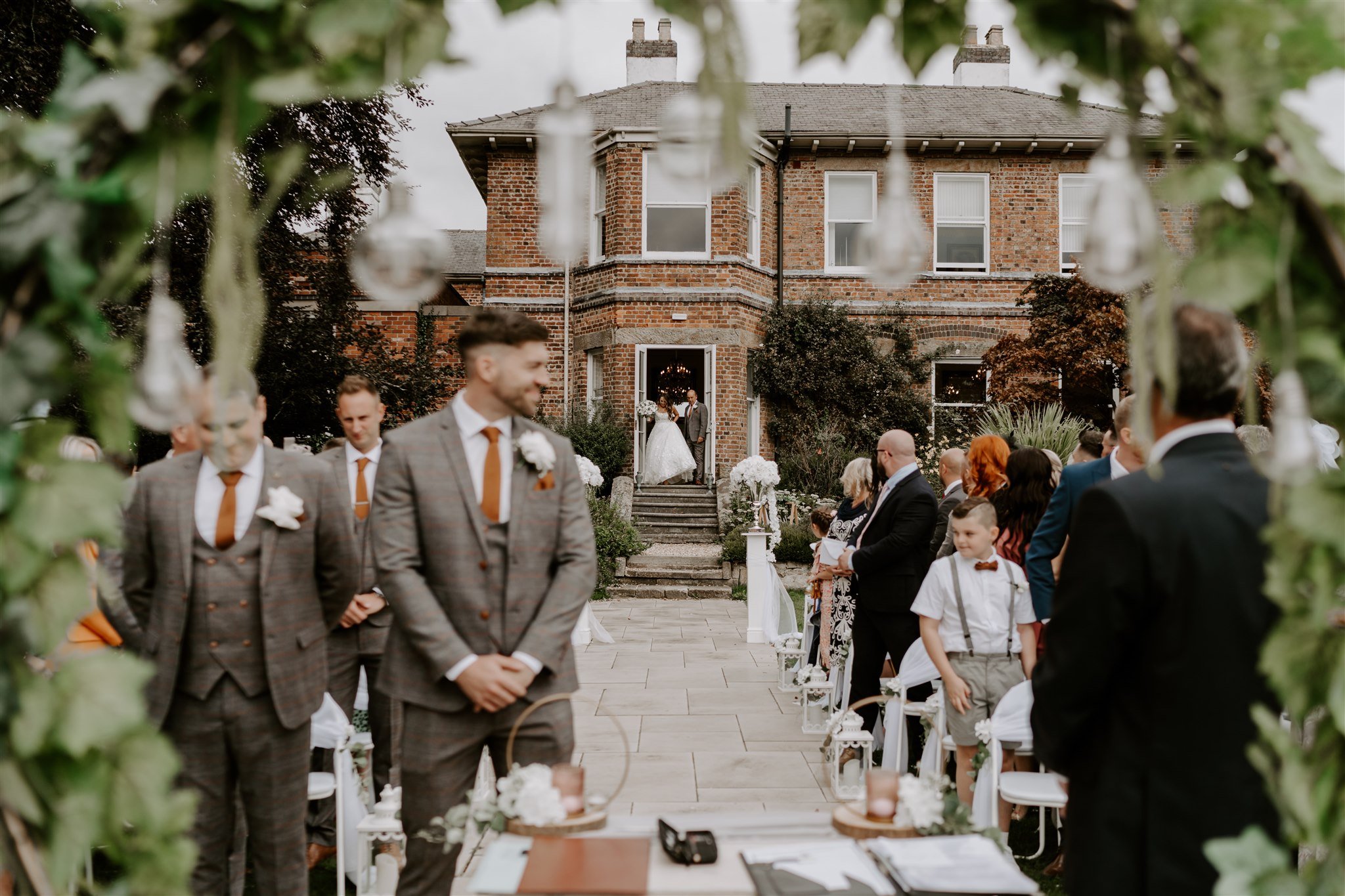 Shottle Hall wedding outdoor