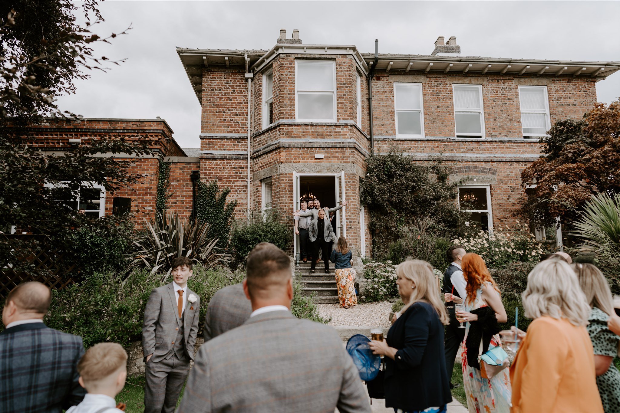 Shottle Hall outdoor wedding reception