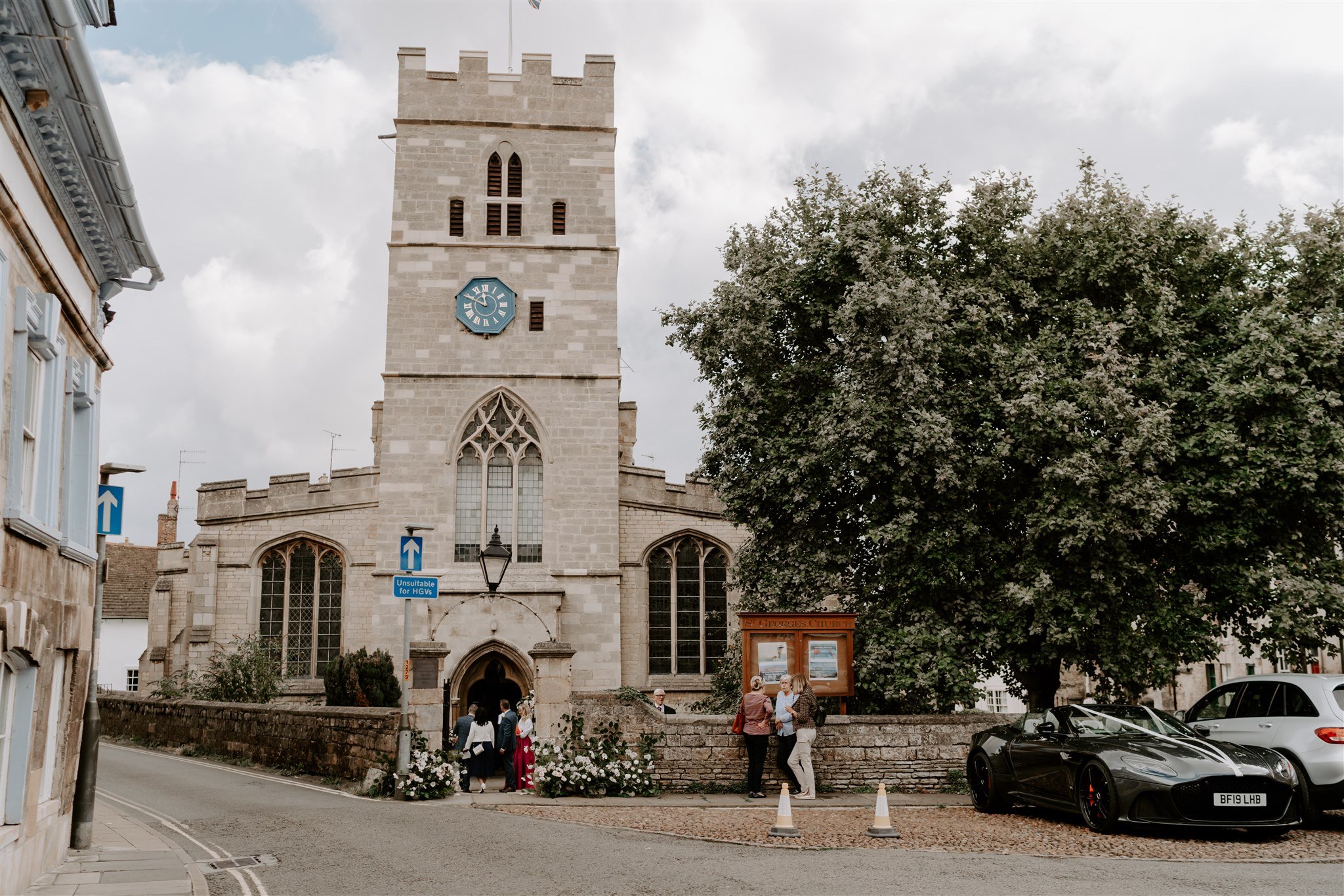 St George's church Stamford marquee wedding 