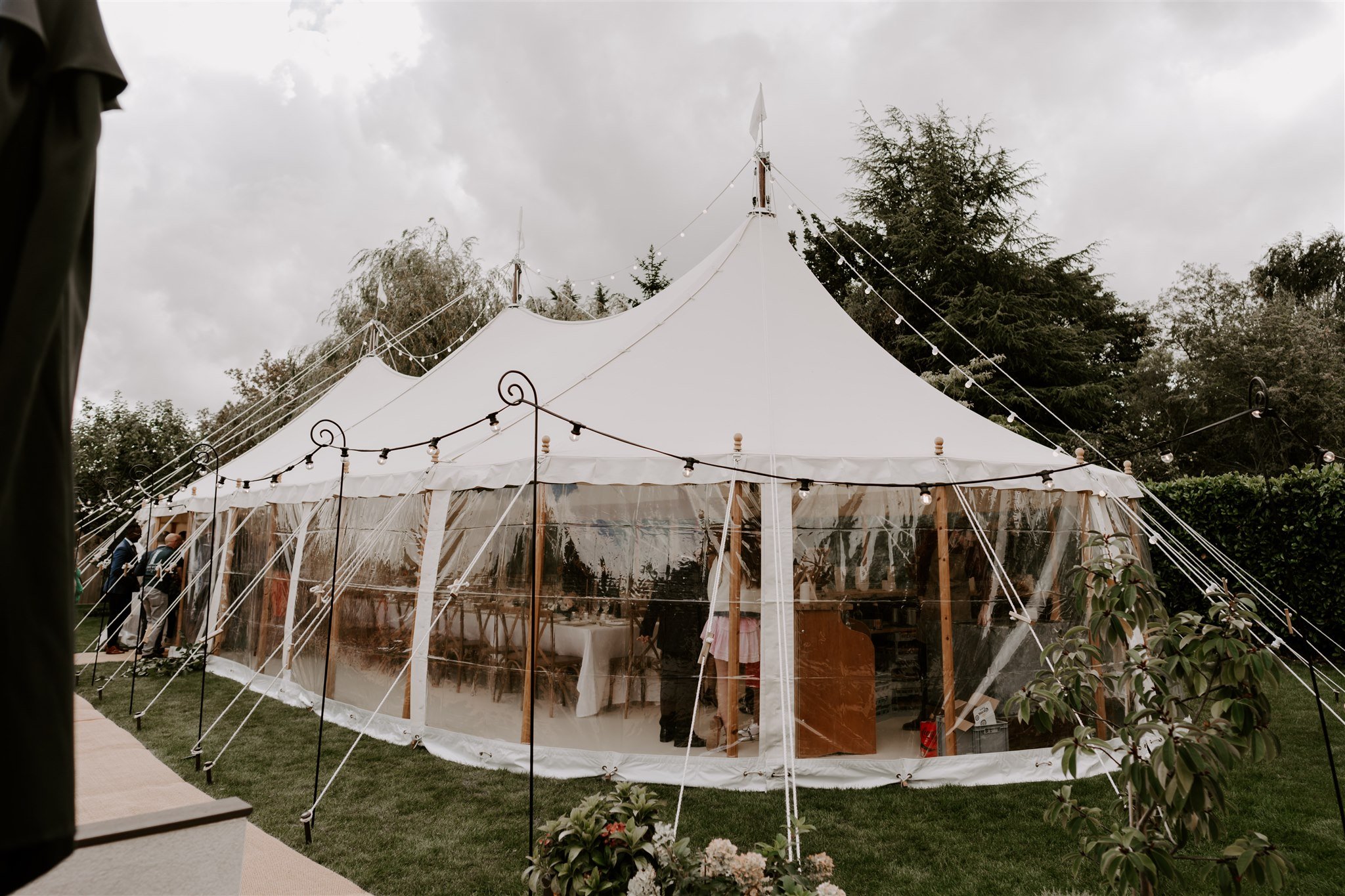 sail cloth wedding marquee Stamford wedding photographer