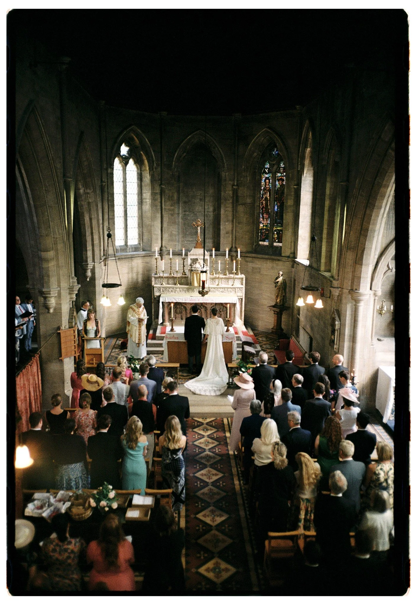 Exton Chapel wedding ceremony Rutland marquee wedding