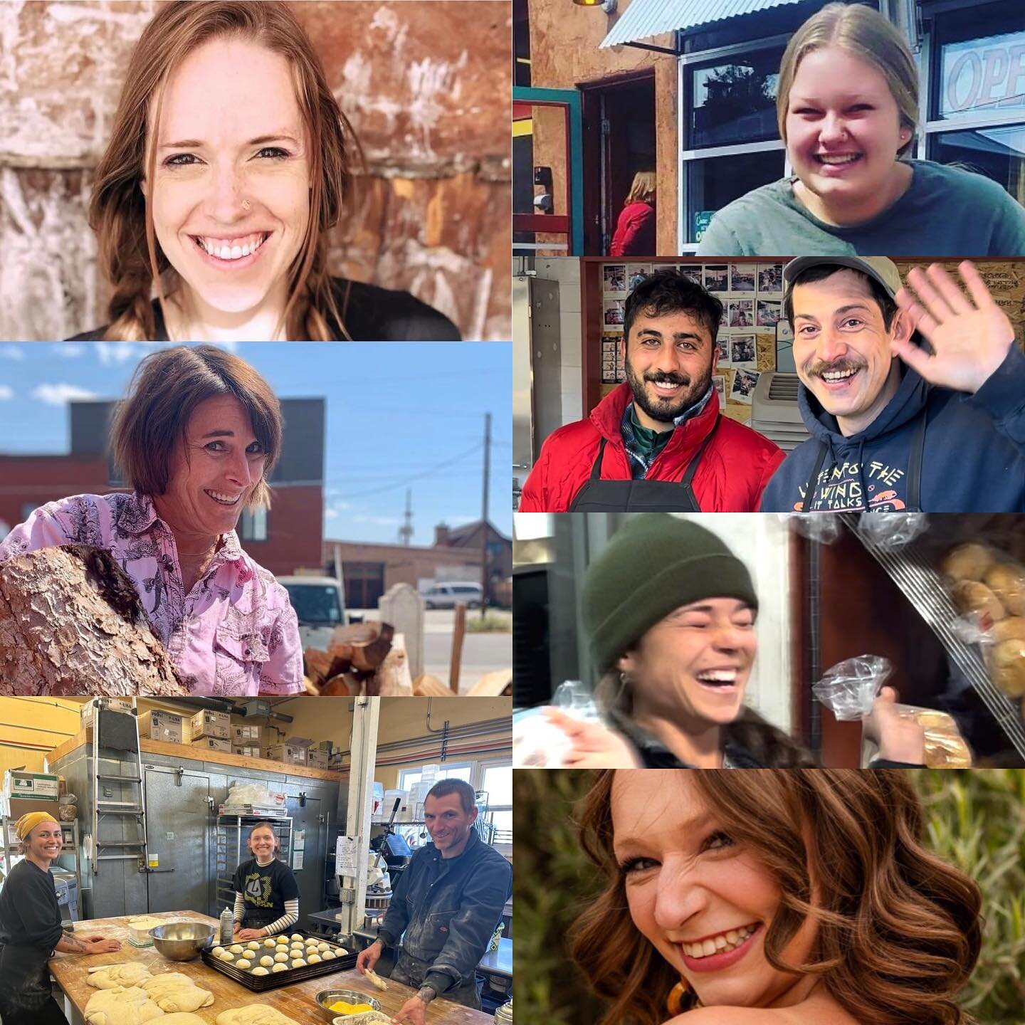 Staff appreciation post! I love each and everyone of these smiling faces. Thank you all for a great Thanksgiving and making the bakery a goofy, hardworking, beautiful place every day &hearts;️