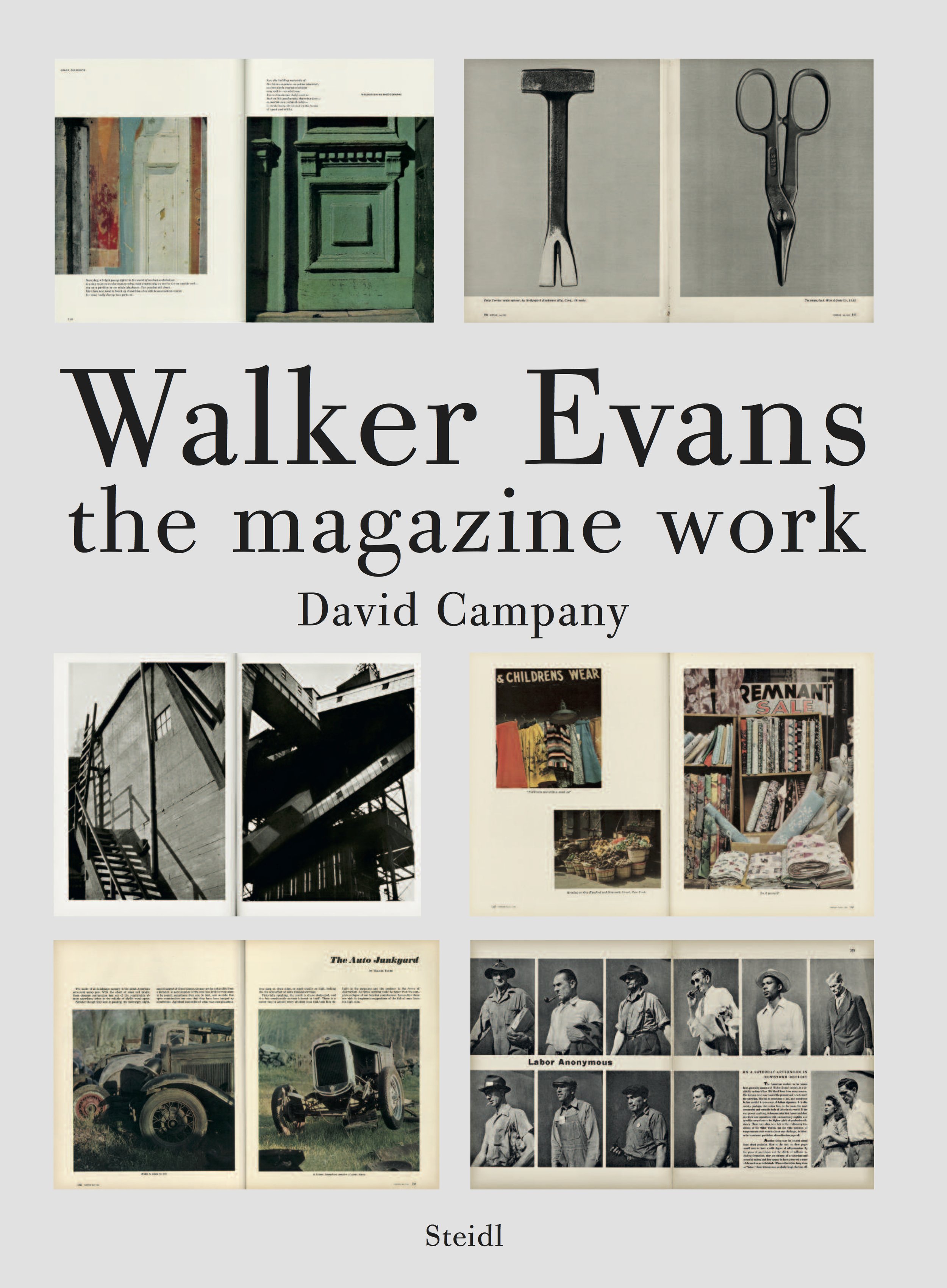 Walker Evans-the magazine work, Steidl, by David Campany, 2014 COVER.jpg