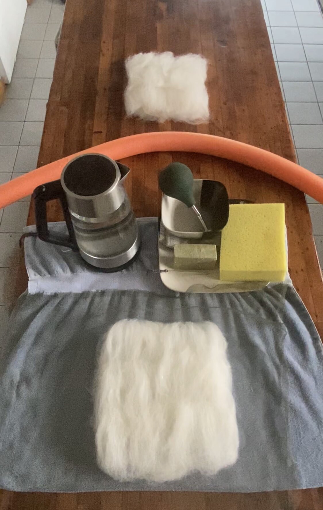 Now we're ready to begin wet processing!