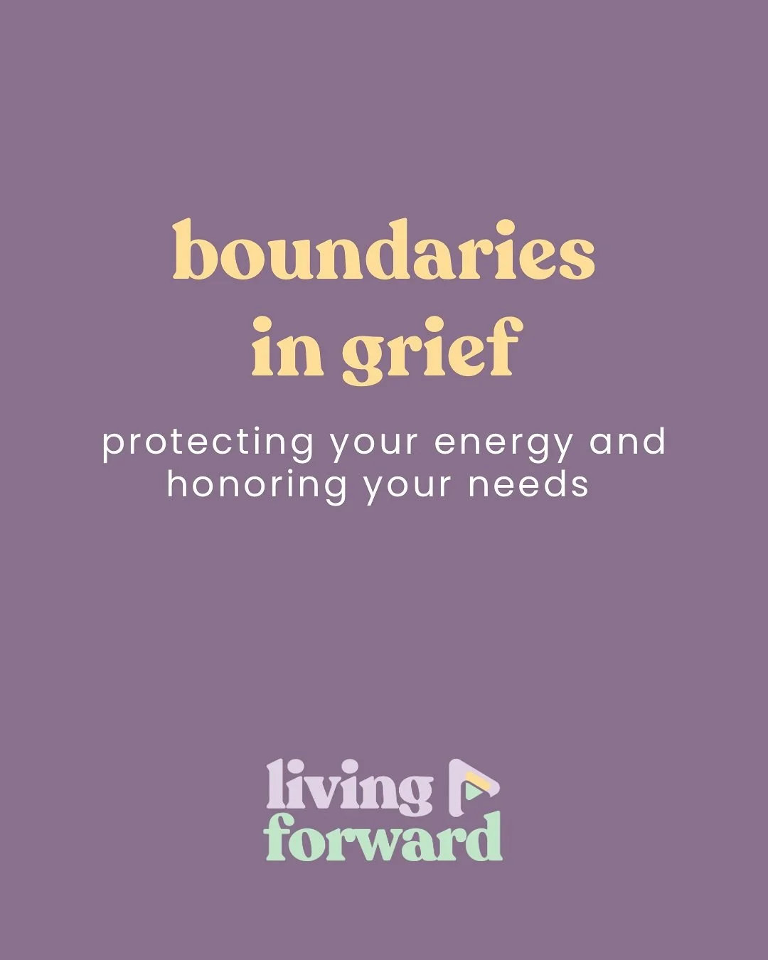 Boundaries are a kindness. Let&rsquo;s dive into boundaries we set with others, but also with ourselves &mdash; especially during grief. 

#boundaries #grief #grieving #griefsupport #selfcare #grievingmom