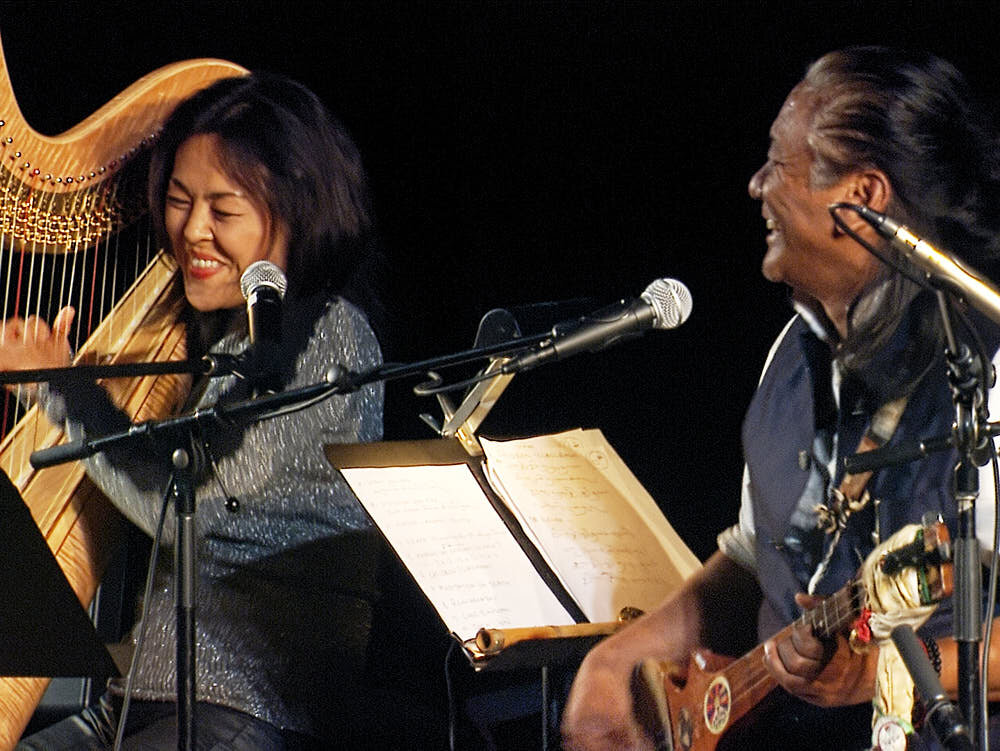 Lavinia Meijer and Tenzin Choeygal in Heart Strings