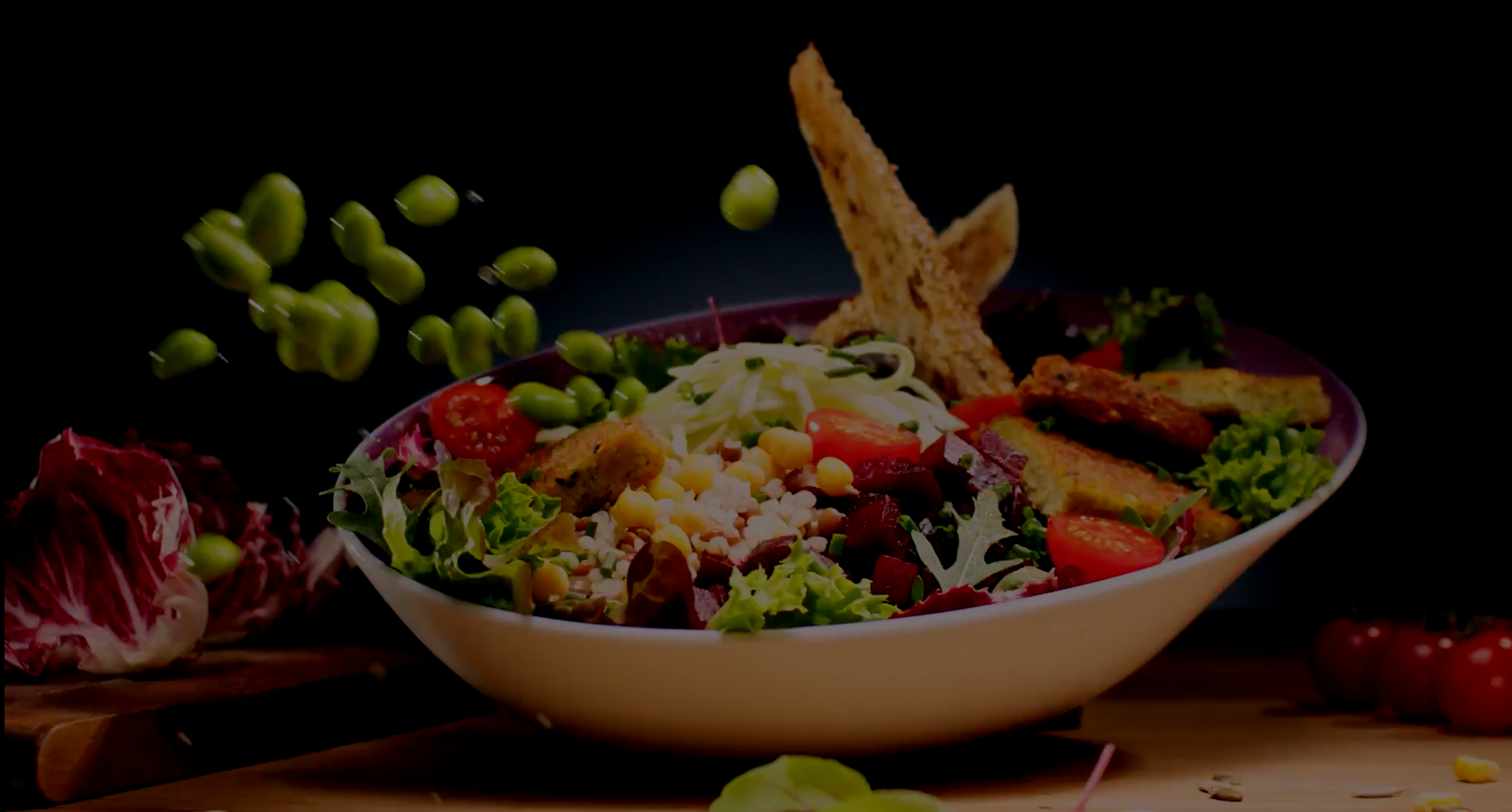 Eine Bowl von Hans im Glück bei einer Produktvideoproduktion von Get Flashed Media
