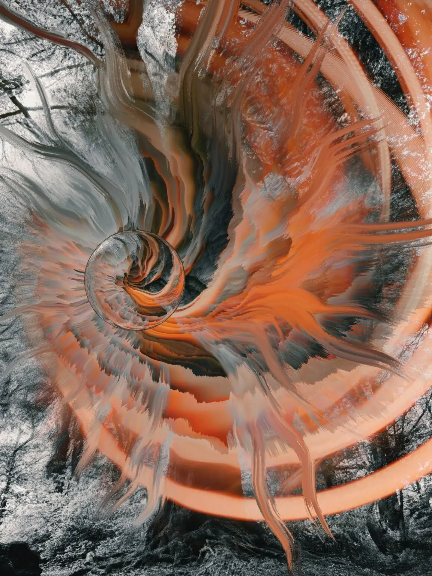 Trying to remember if I will see them again... 

#ifleavesweretongues #shadowland #multimediumart #tyche