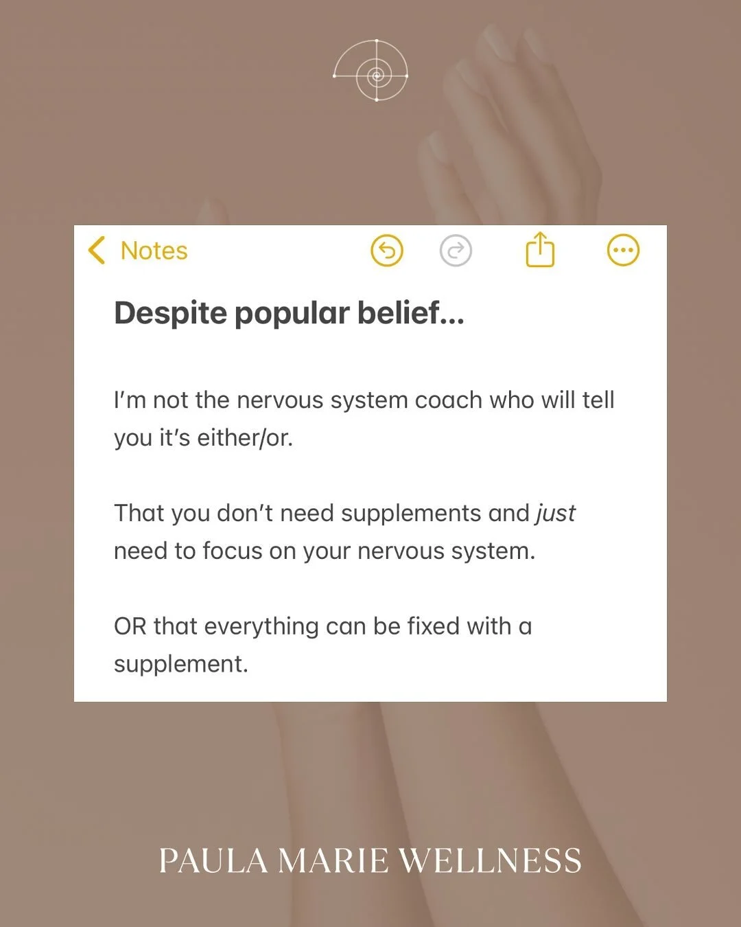 Are you tired of the wellness world selling us either/or dogma?

👉 It&rsquo;s EITHER all the toxins, pathogens, metals, nutrient imbalances&hellip;
👉 OR it&rsquo;s all your nervous system, your trauma, your beliefs.

And if you just &ldquo;rewire h