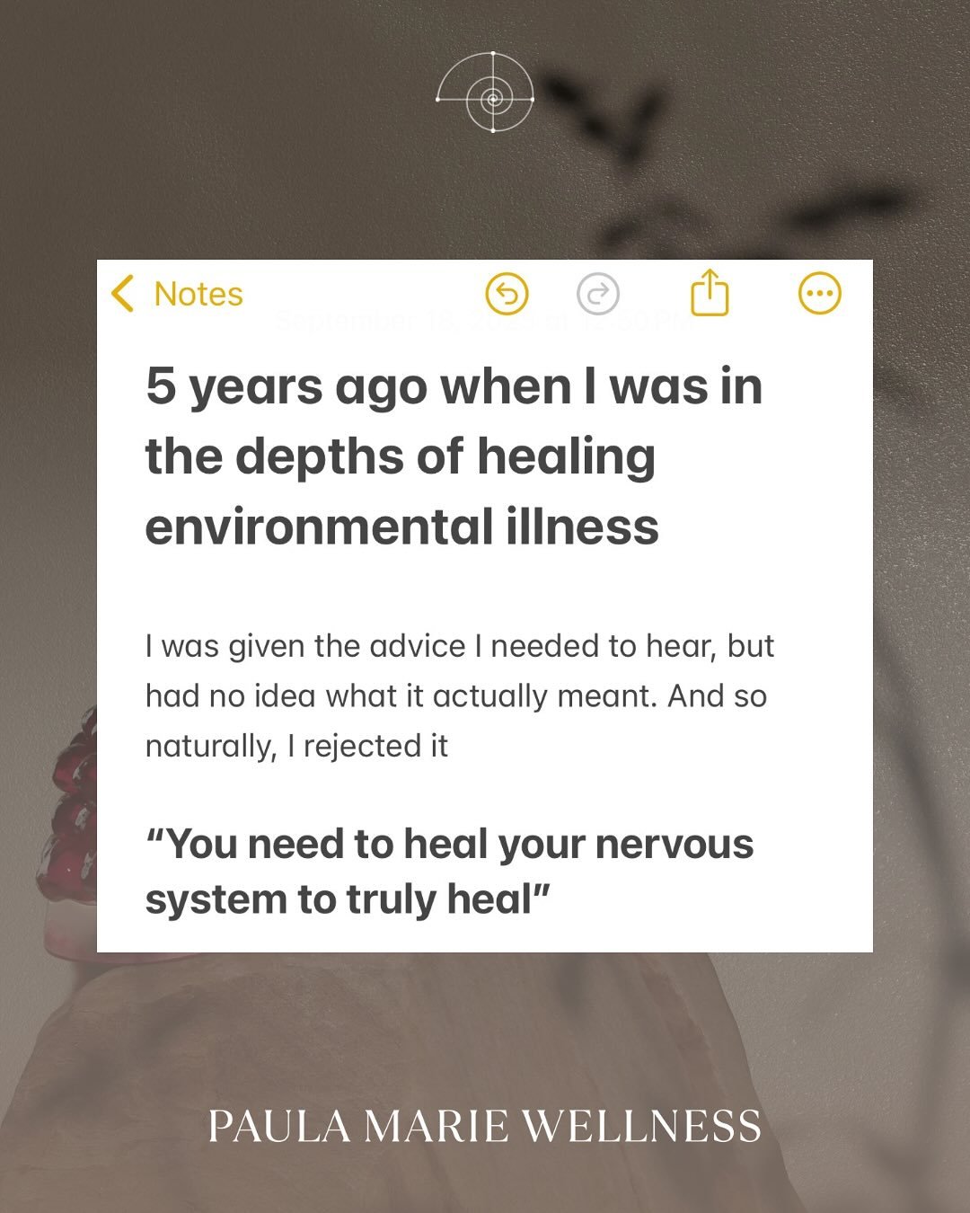 When people told me I needed to &ldquo;regulate&rdquo; my nervous system to heal.. 

I&rsquo;ll be honest, it PISSED me off. 

I didn&rsquo;t understand it. 
I didn&rsquo;t understand HOW to do it. 
And frankly, I believed the toxins and pathogens we
