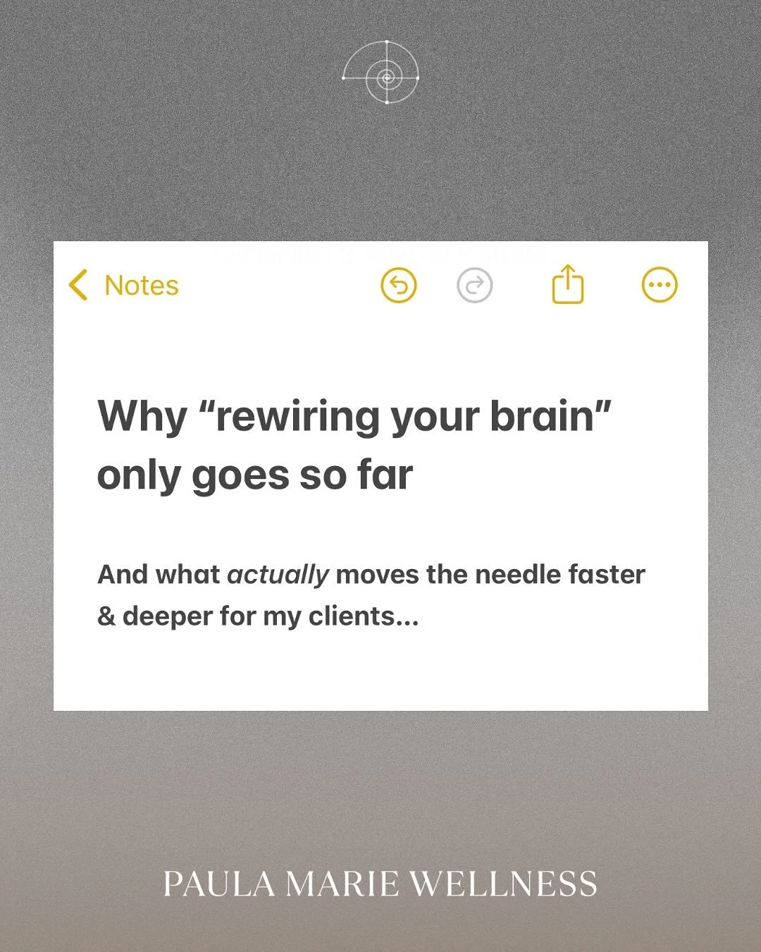 Tired of being told you have to REWIRE your way to nervous system freedom? 😮&zwj;💨❌

Yeah&hellip; me too.

The deeper you go into holistic healing, the more it feels like the only way forward is constant doing. Constant fixing. Constant forcing.

B