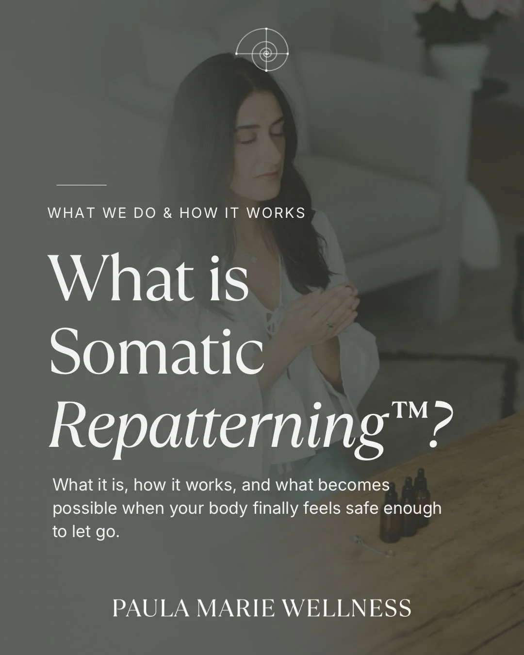 Somatic Repatterning&trade;  isn&rsquo;t just emotional clearing work.
It isn&rsquo;t just nervous system regulation work.
And it&rsquo;s not just mindset work.

It&rsquo;s the work underneath all of that.

The place where your patterns are actually 