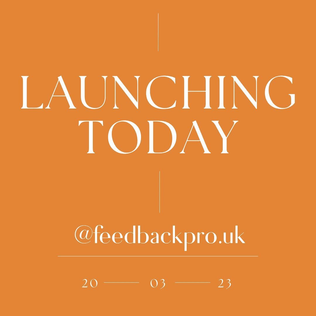 ❗️ WE ARE LIVE ❗️

@feedbackpro.uk is a service designed to give everyone direct access to feedback from West End Casting Directors, Choreographers, Directors, Musical Directors and Actors.

Are you working on a song or submitting a tape for an audit