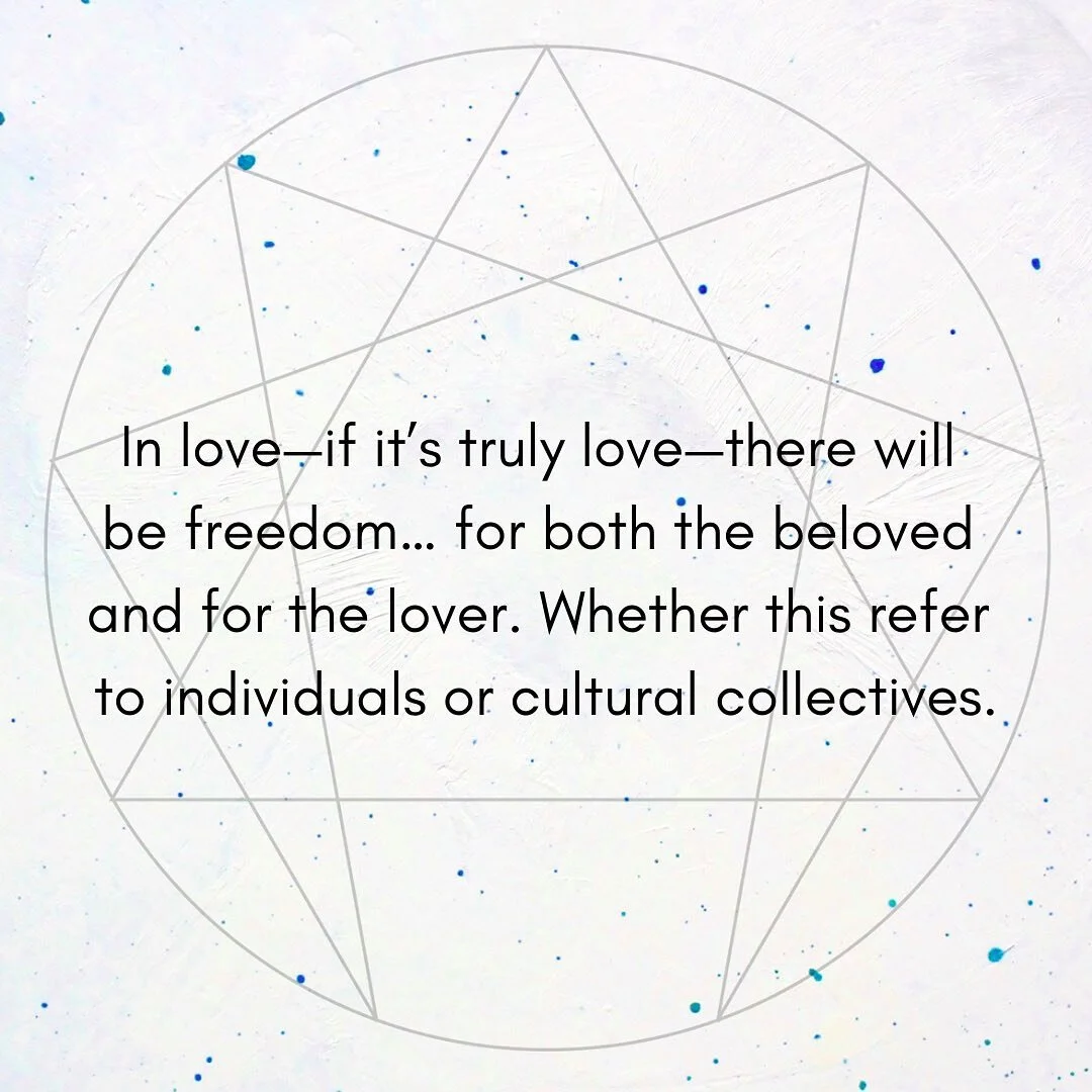 Love and freedom united&hellip; that is the sweet spot.

Remembering all the while that love is layered. It&rsquo;s nuanced. In love sometimes what&rsquo;s wanted is not the same as what&rsquo;s needed.

In love, sometimes what works for one doesn&rs