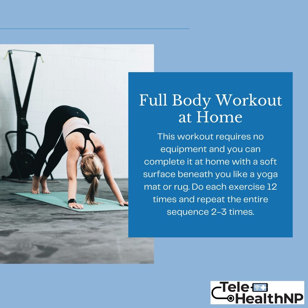 This workout is perfect if you are too busy to get to the gym. Add weights or grab a heavy book, bag of rice, or jug of water to increase the intensity. Otherwise, all you need is a little bit of space and something soft beneath you!
.
.
.
#weightlos