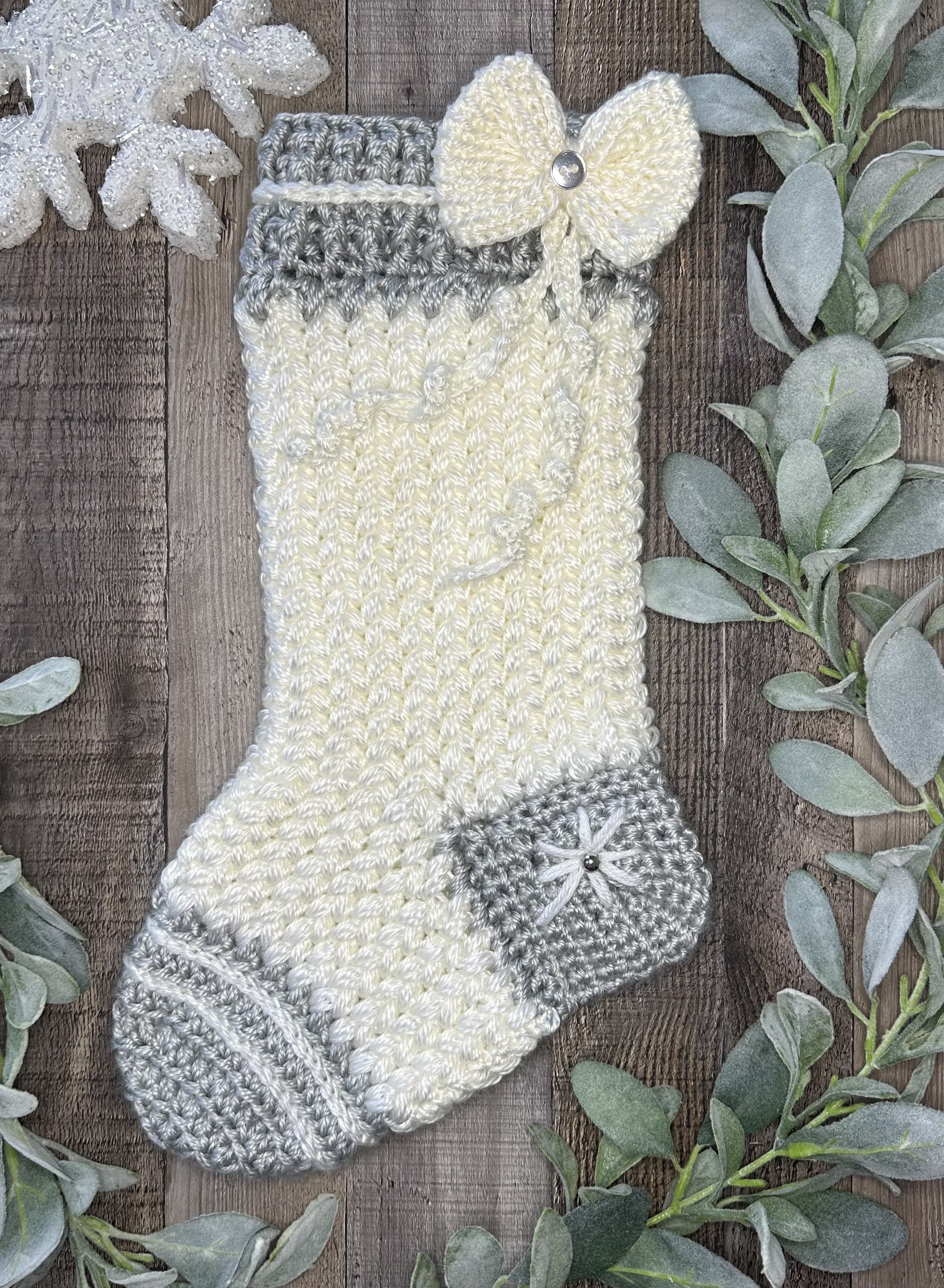 Tangled Stocking Crochet Pattern — tlcrochet