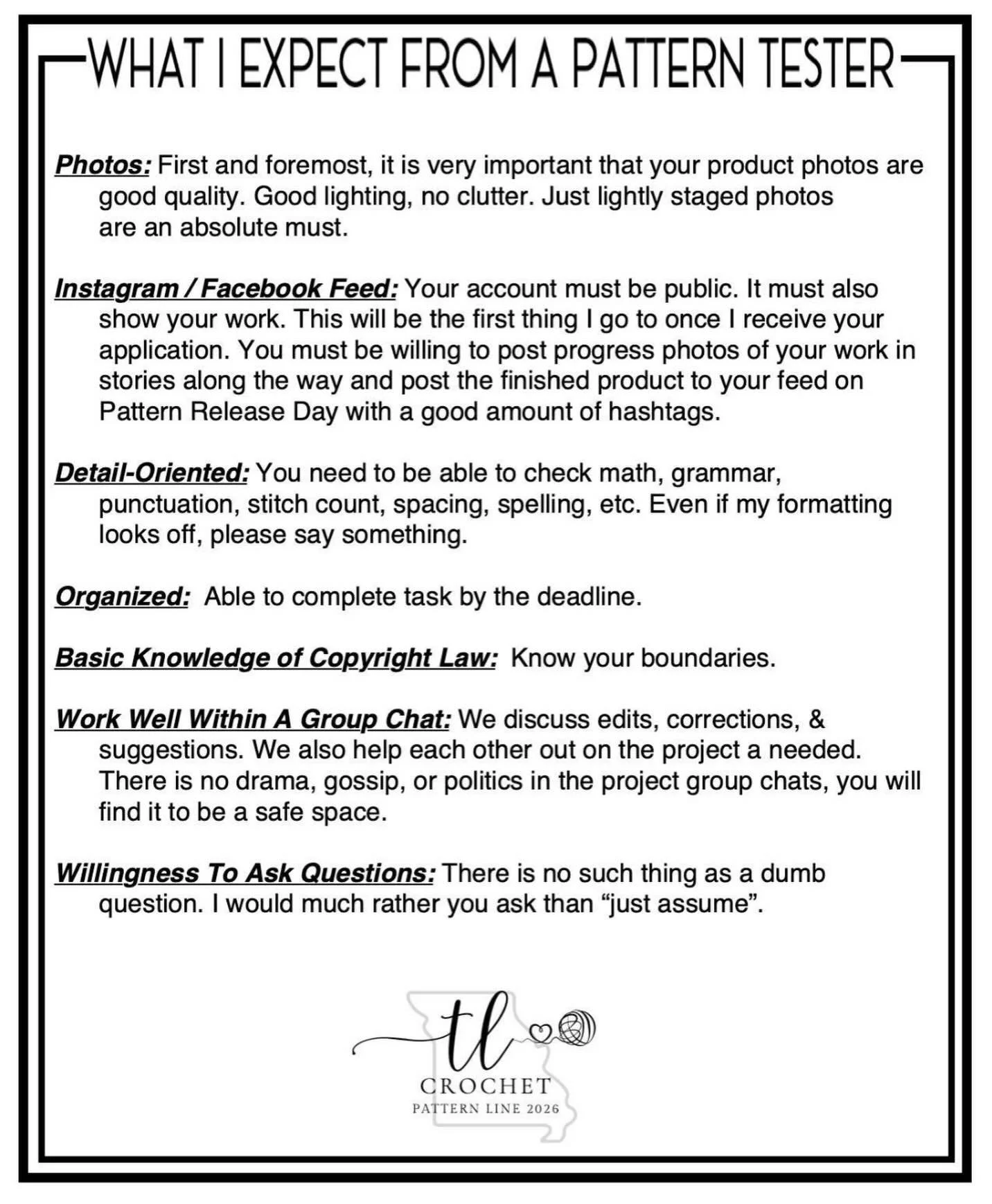 Good Morning!
I am looking to expand my arsenal of pattern testers before I release any more patterns. (Currently writing a book sleeve pattern that is Confident Beginner Skill Set)
If this sounds like something you are interested in doing and you ca