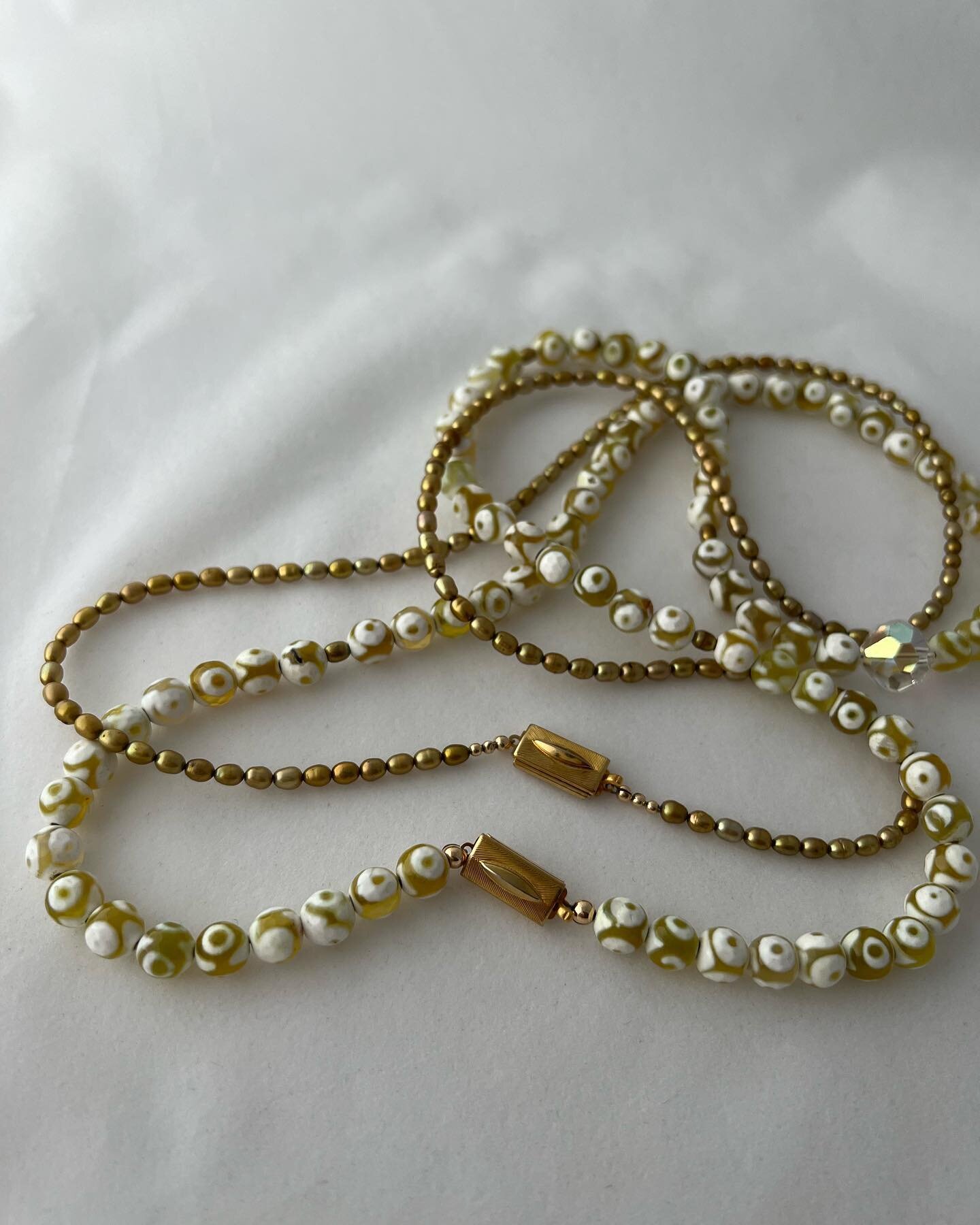 Check out this amazing convertible clasp!  This double strand clasp can be separated so you can wear strands together or separately!  Get yours in silver or gold tone! #diyjewelry #diynecklace #vintagejewelry #lawrenceville