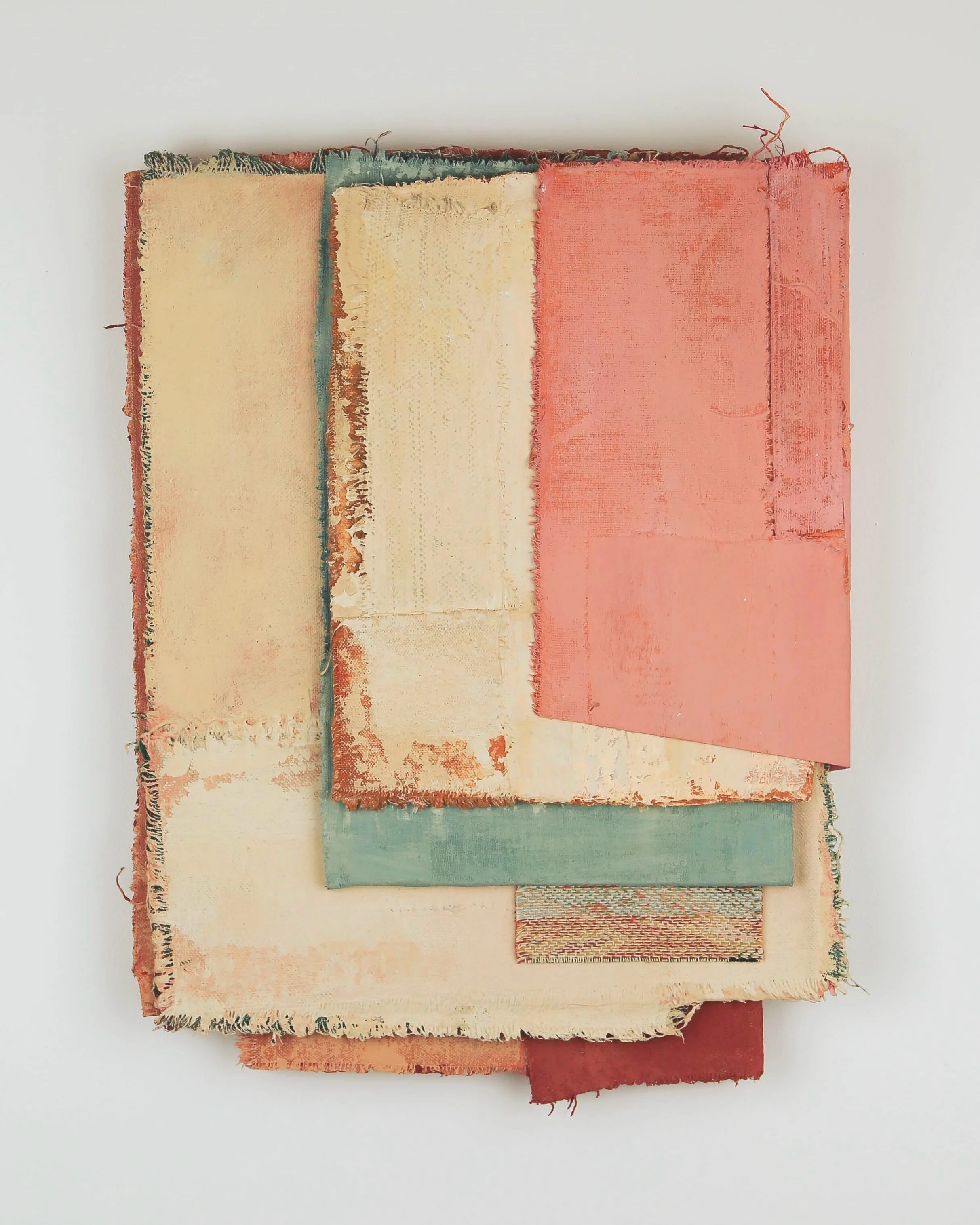 One of my new series, as yet without a name, but finished and ready for me to hang for Devon Open Studios. 

26 x 35 cm. Acrylic, canvas, repurposed fabric, card, MDF. 

#mixedmediaart #abstractart #materialart