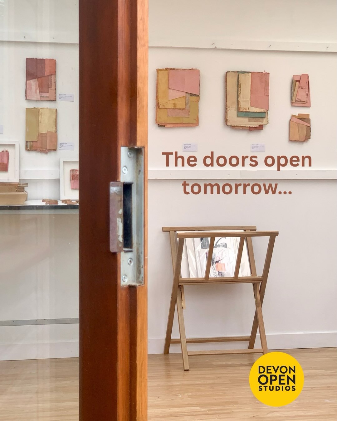 I&rsquo;m excited to open my doors tomorrow for @devonopenstudios. It would be lovely to see anyone who would like to drop in and say hello. There will be new pieces, small collage, sketchbooks and inspiration. 

I will be open from 10.30 - 4pm on 12