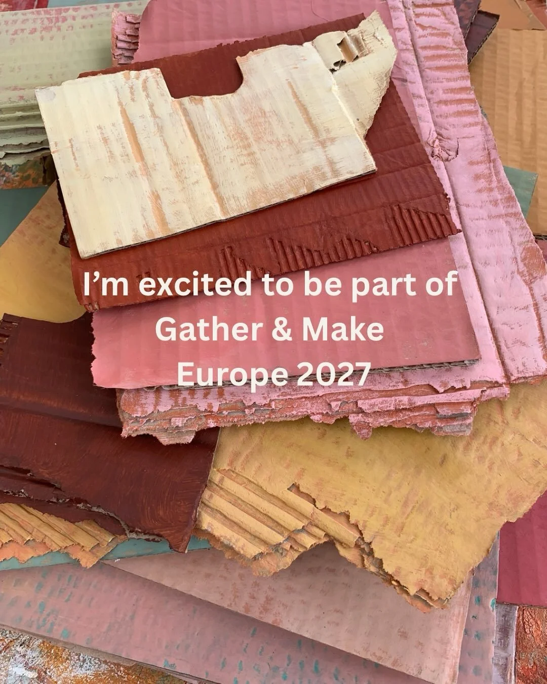 I&rsquo;m so excited to be part of Gather and Make 2027!

Following two hugely successful Gather and Make events, we&rsquo;re heading
back to Plymouth, UK, from 1&ndash;8 April 2027 for our third creative gathering.
Created and curated by artists Jan