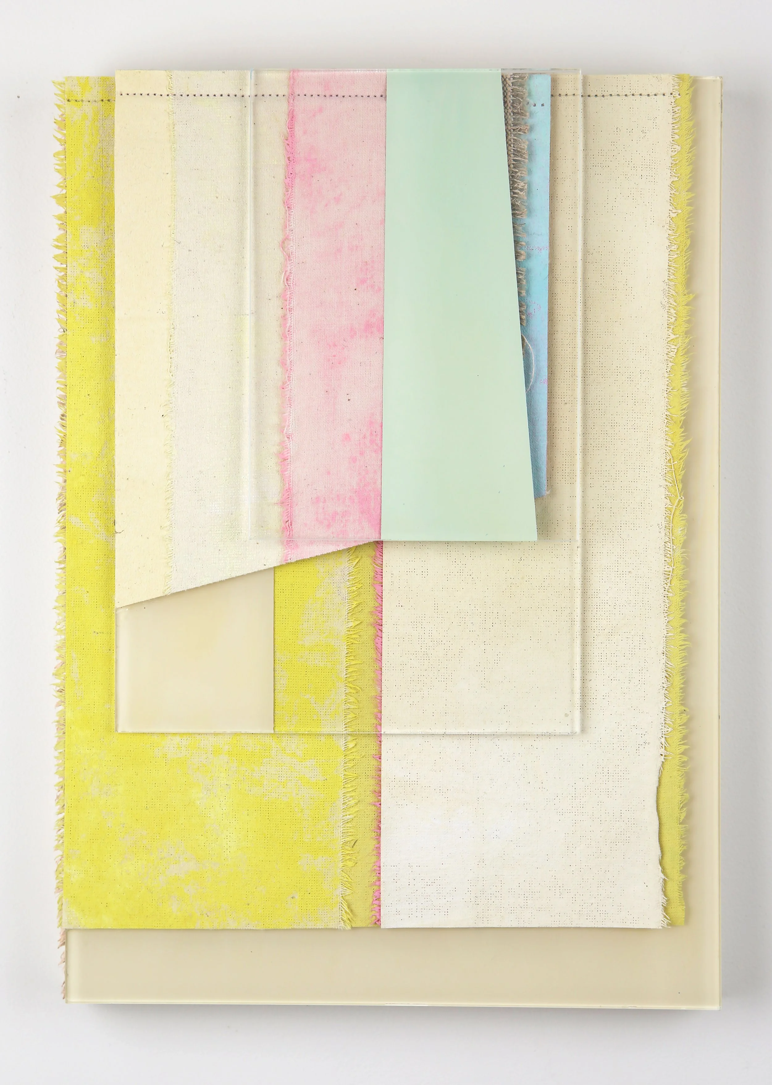 Where Light Waits 4 : Acrylic, canvas, Perspex, MDF. 21x30cm